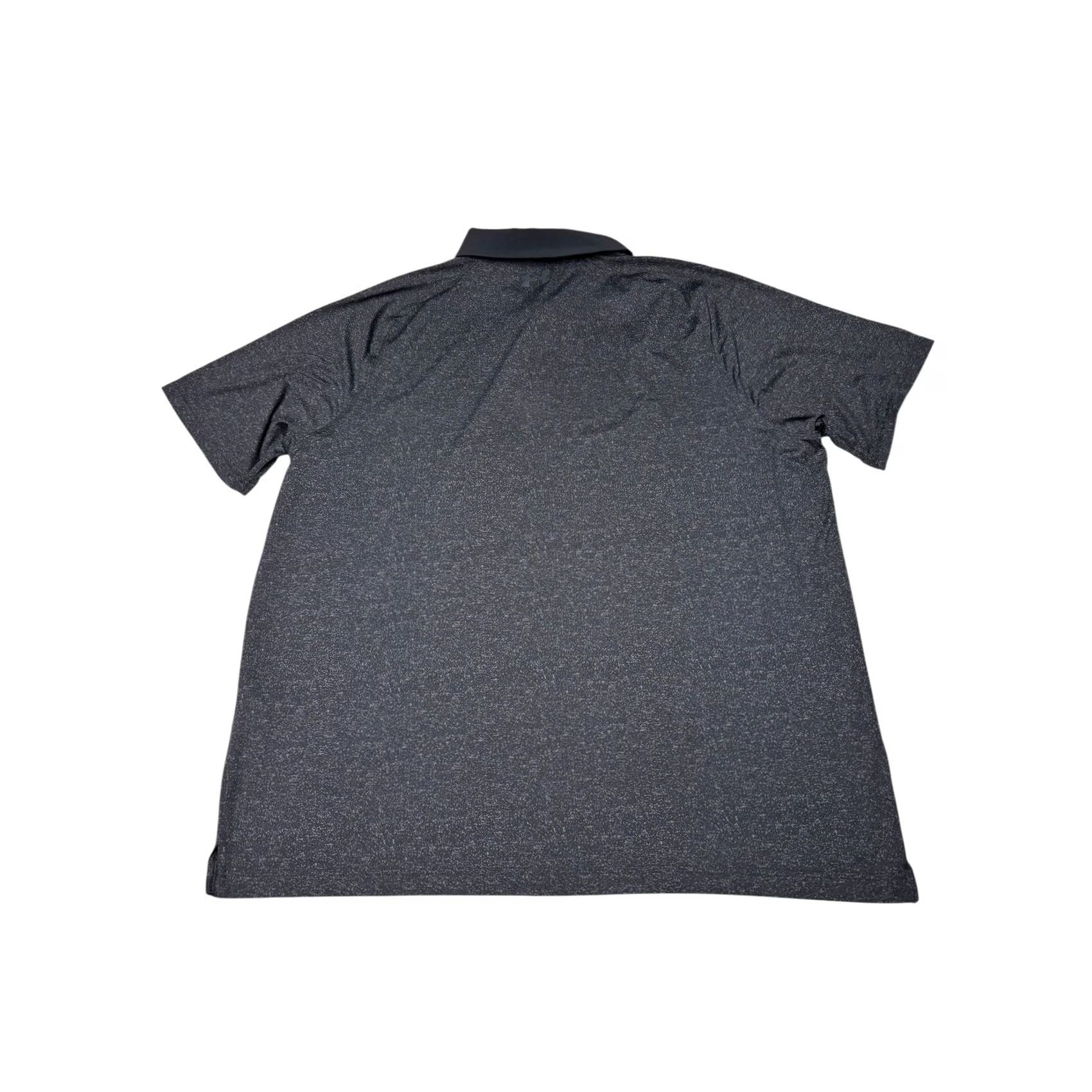 Under Armour Under Armour Polo Shirt Iso-Chill Mens 2XL Black Grey Spotted Jersey Short Sleeve Golf Activewear Size US XXL / EU 58 / 5 - 6 Thumbnail