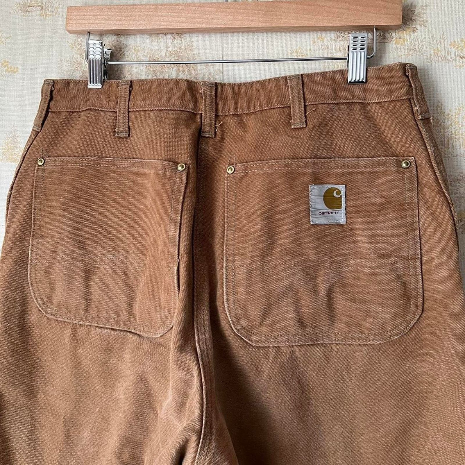 Carhartt Carhartt Insulated Duck Canvas Pants | Flannel Lined | 36x30 Size US 36 / EU 52 - 6 Thumbnail