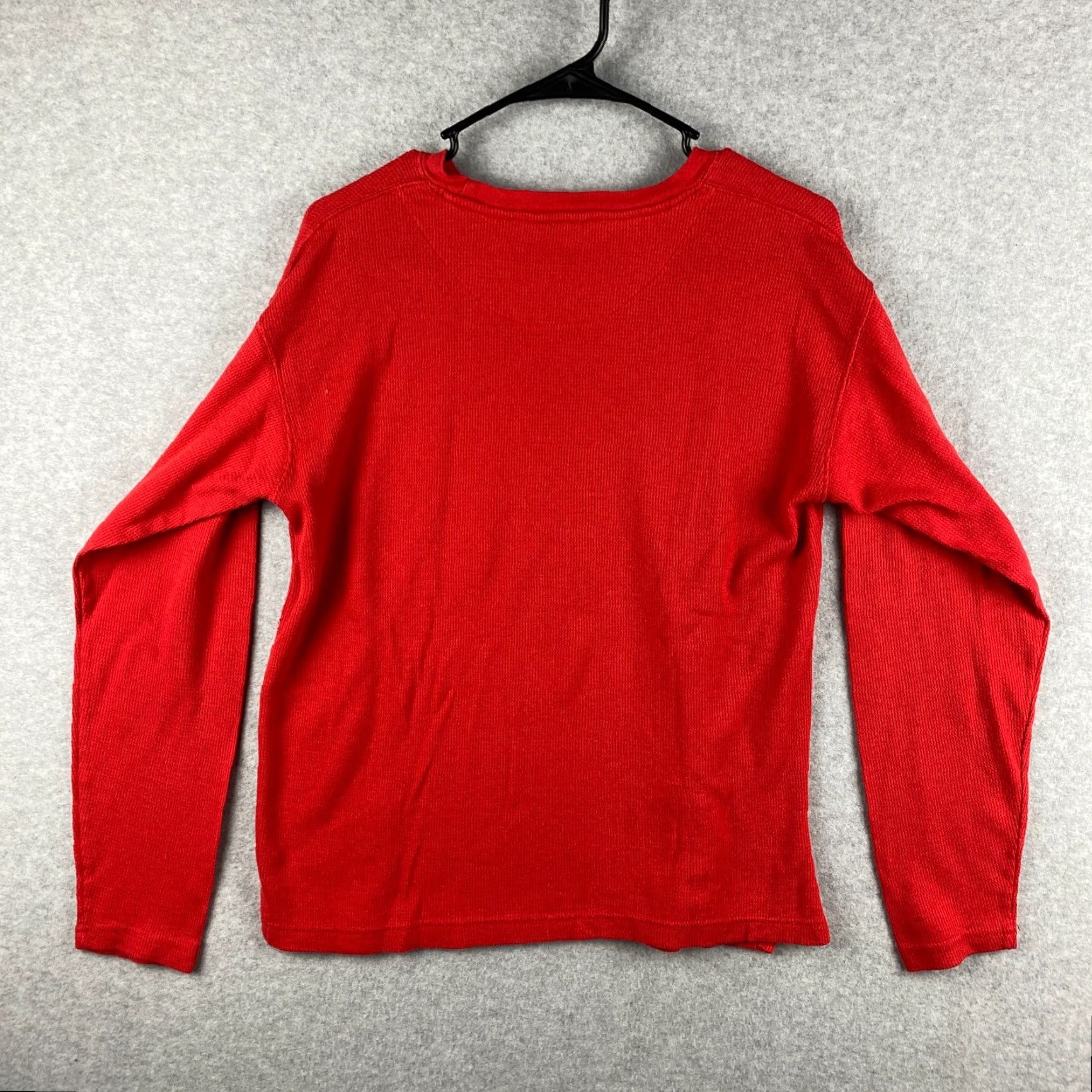 Vintage Old Varsity Brand Shirt Mens Red Medium Thermal Long Sleeve Size US M / EU 48-50 / 2 - 3 Thumbnail