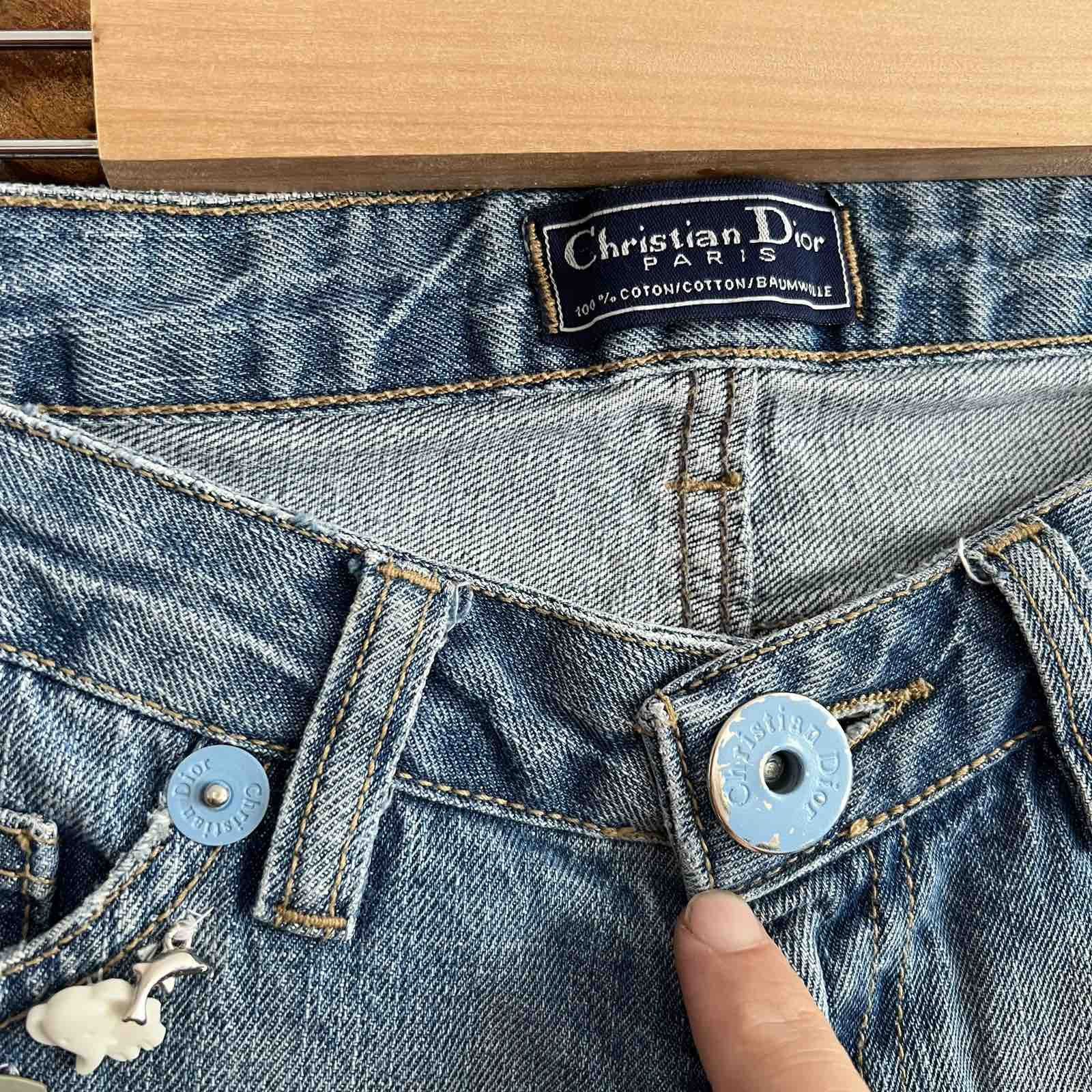Christian Dior Monsieur Christian Dior John Galliano era 00s vintage jeans Size 26" / US 2 / IT 38 - 6 Thumbnail