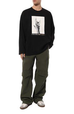 Palm Angels o1gr1nt0425 Wings Loose Long Sleeve T-Shirt in Black Size US XS / EU 42 / 0 - 3 Thumbnail