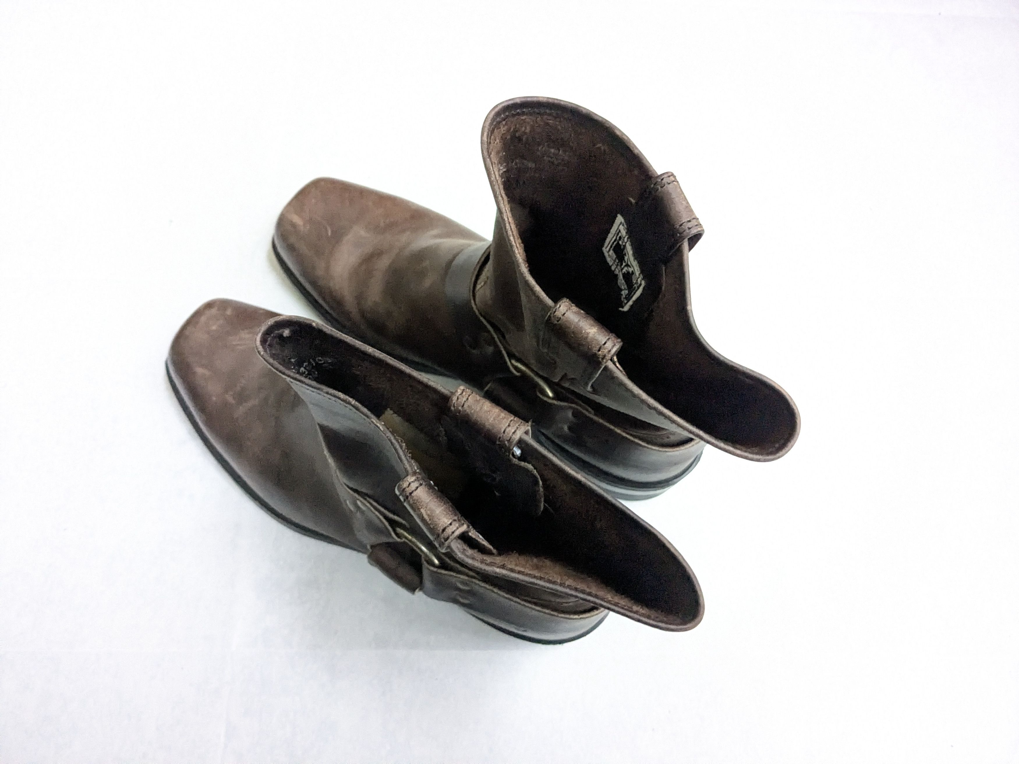 Frye Frye Harness Boots Brown 10 M Leather Size US 10 / EU 43 - 11 Thumbnail