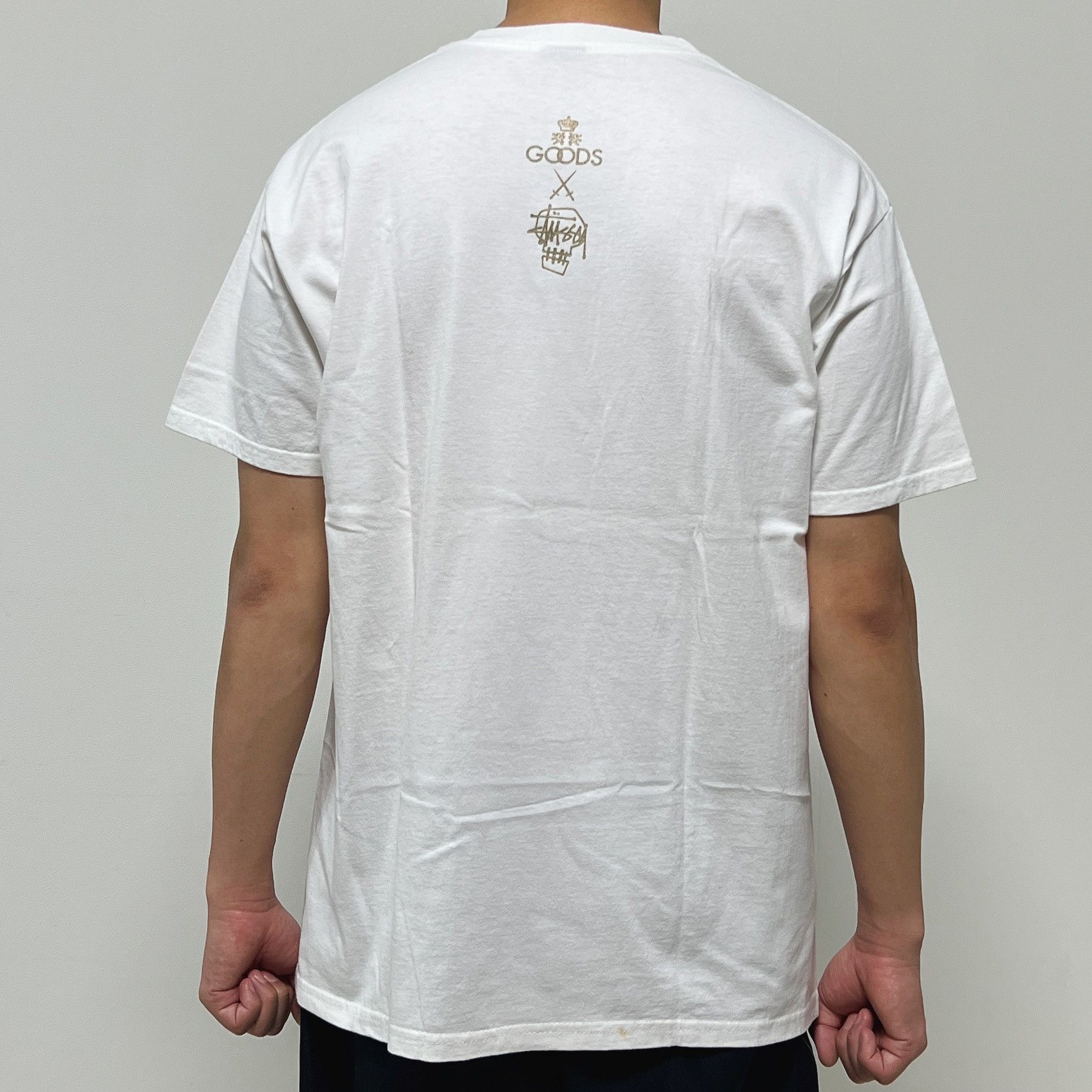 Stussy STUSSY x GOODS Skull T-Shirt White Size US L / EU 52-54 / 3 - 2 Thumbnail