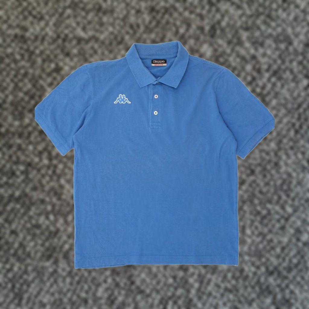 Kappa KAPPA Mens Polo Shirt Medium Blue Cotton BJ24 Size US M / EU 48-50 / 2 - 1 Thumbnail
