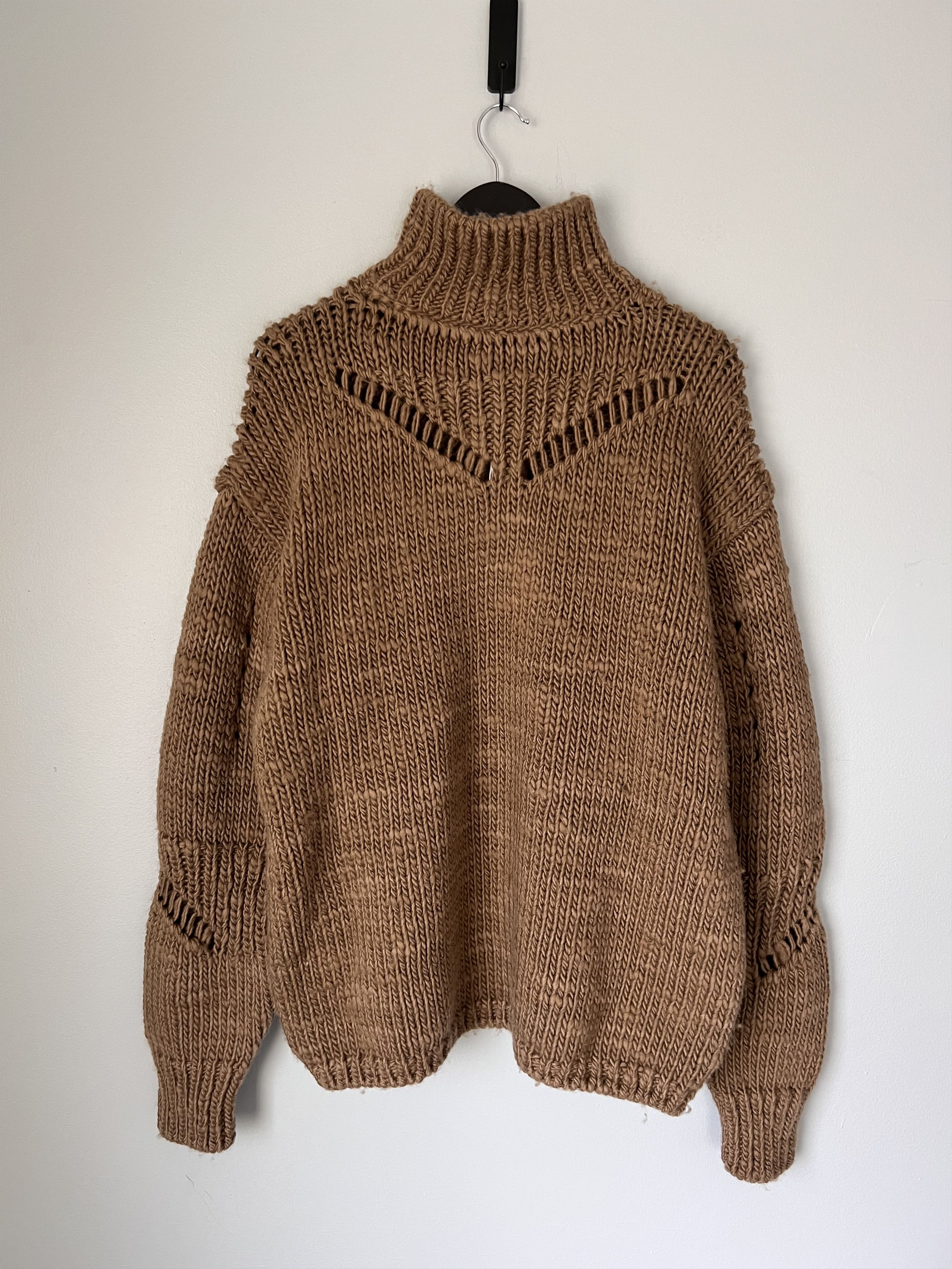 ROA ROA Winter Hand Made Zip Up Sweater in Light Brown Size US L / EU 52-54 / 3 - 5 Thumbnail