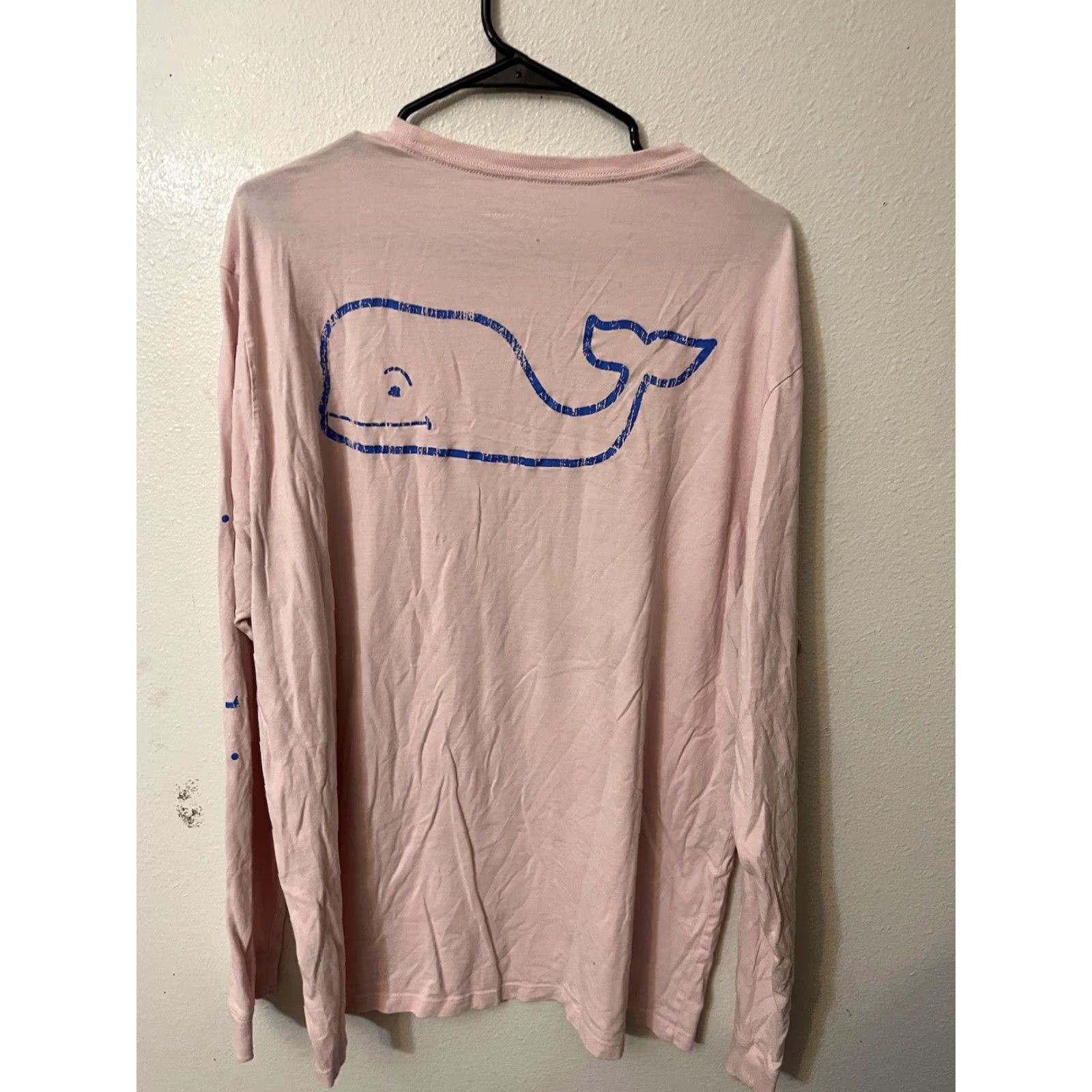 Vineyard Vines VINEYARD VINES Men's T-Shirt Logo Long Sleeve XL Pink Holiday Tee Size US XL / EU 56 / 4 - 3 Thumbnail