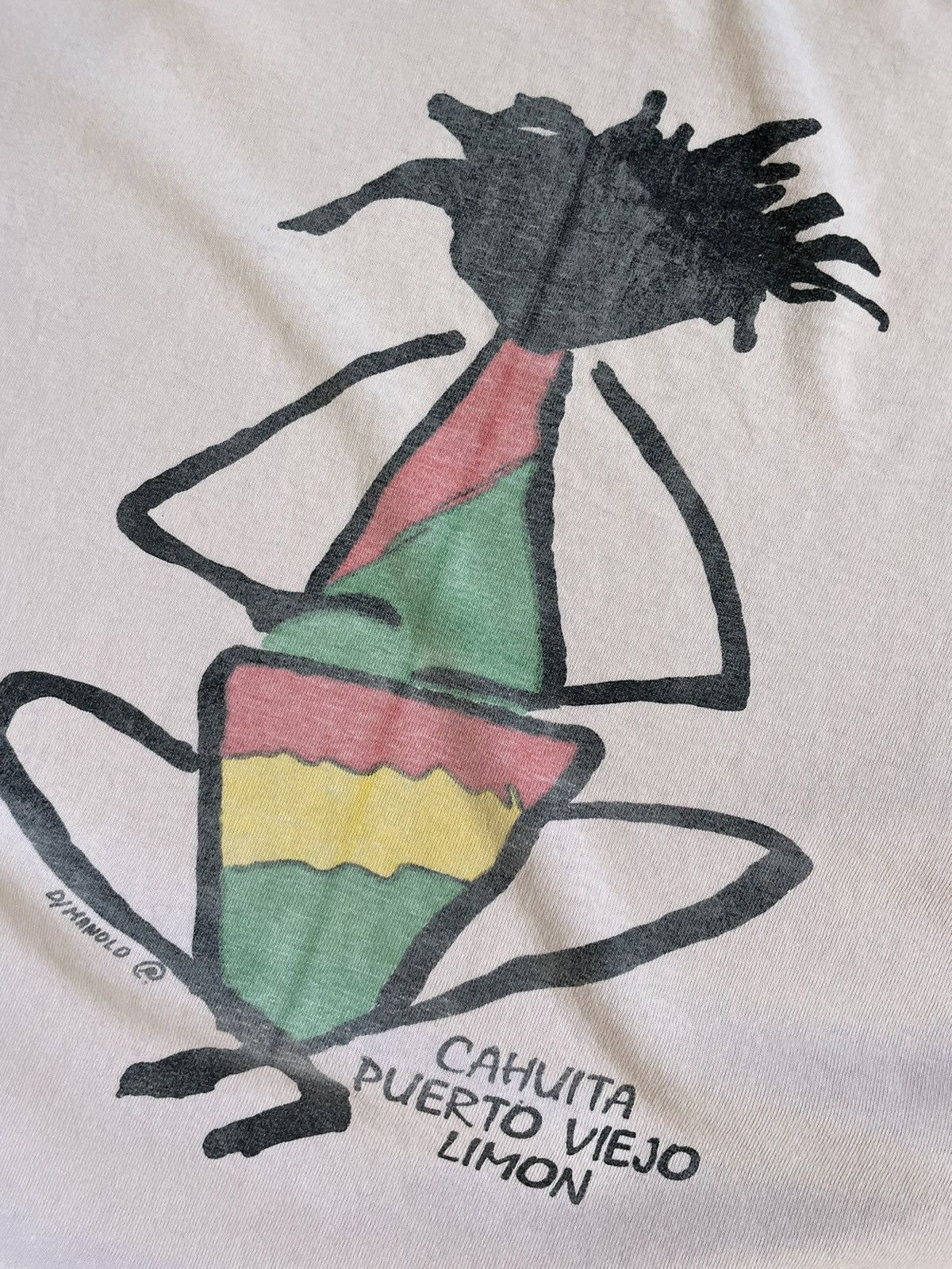 Vintage Vintage Y2K Rasta Smoke Weed Tee Crazy Bob Marley Size US L / EU 52-54 / 3 - 6 Thumbnail