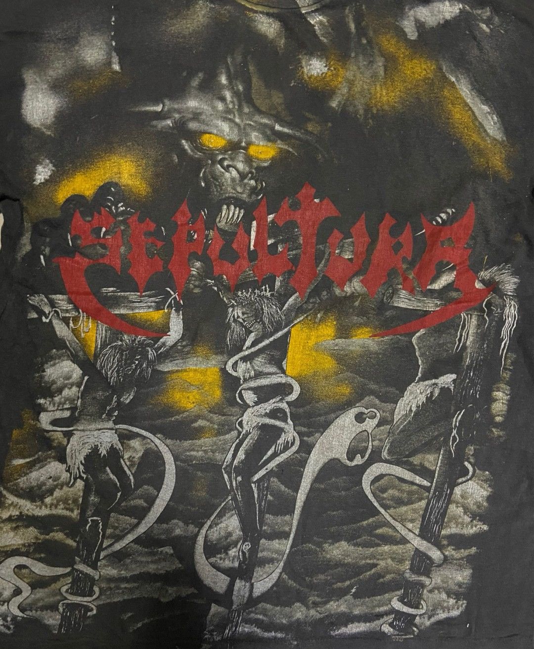 Band Tees × Vintage VTG. OVP Sepultura 90's Size US XL / EU 56 / 4 - 3 Thumbnail