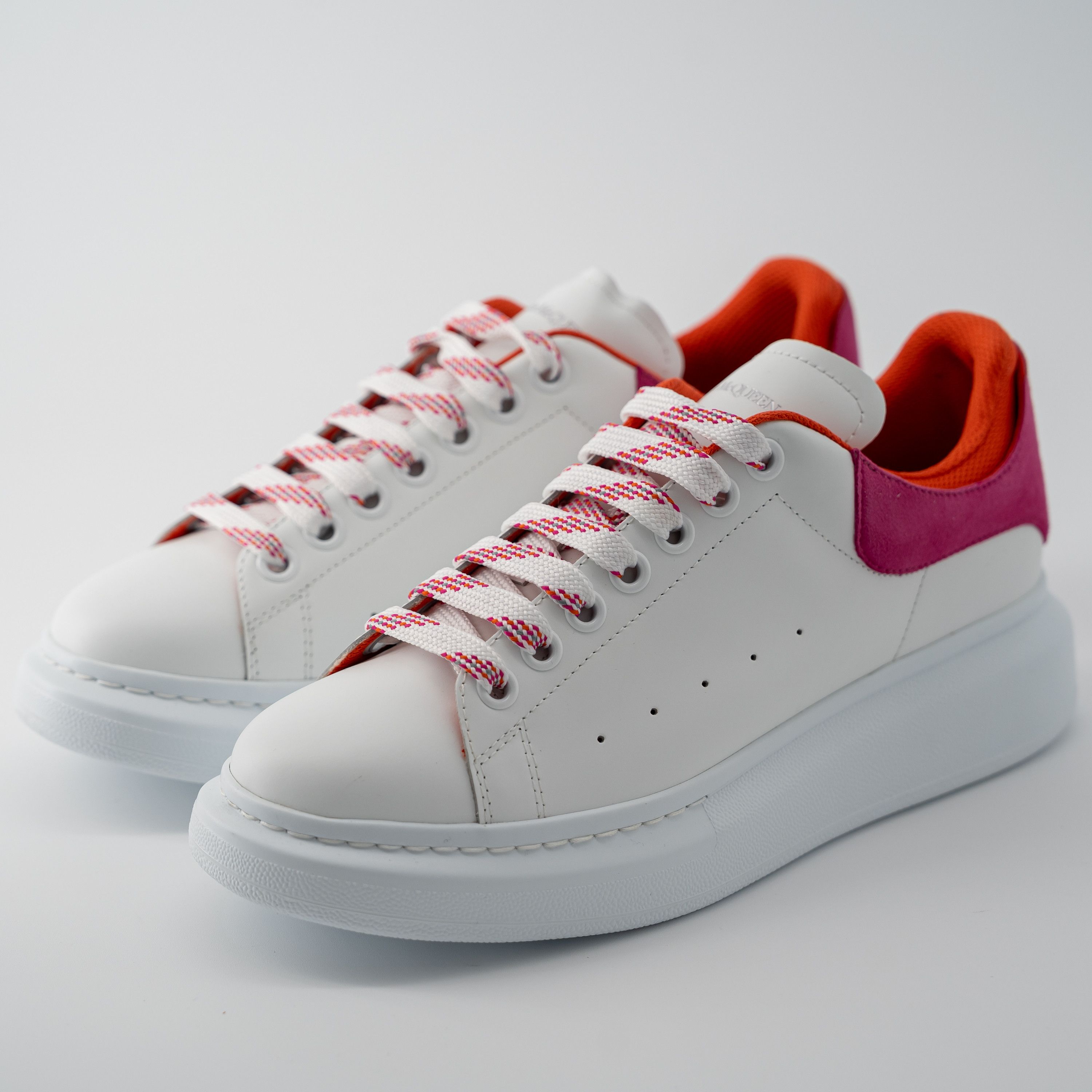 Alexander McQueen 11 - Alexander McQueen Oversized Sneaker Hot Pink White Size US 11 / IT 41 - 1 Thumbnail