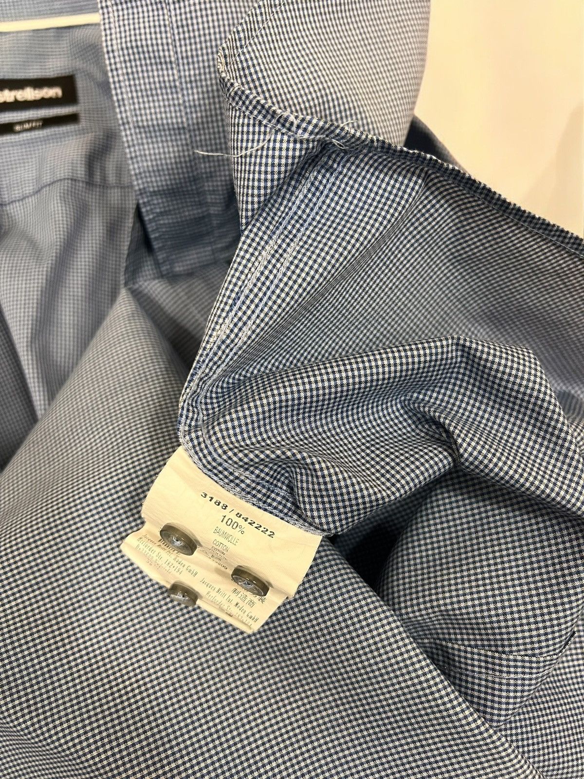 Strellson Strellson checked slim fit shirt size M Size US M / EU 48-50 / 2 - 6 Thumbnail