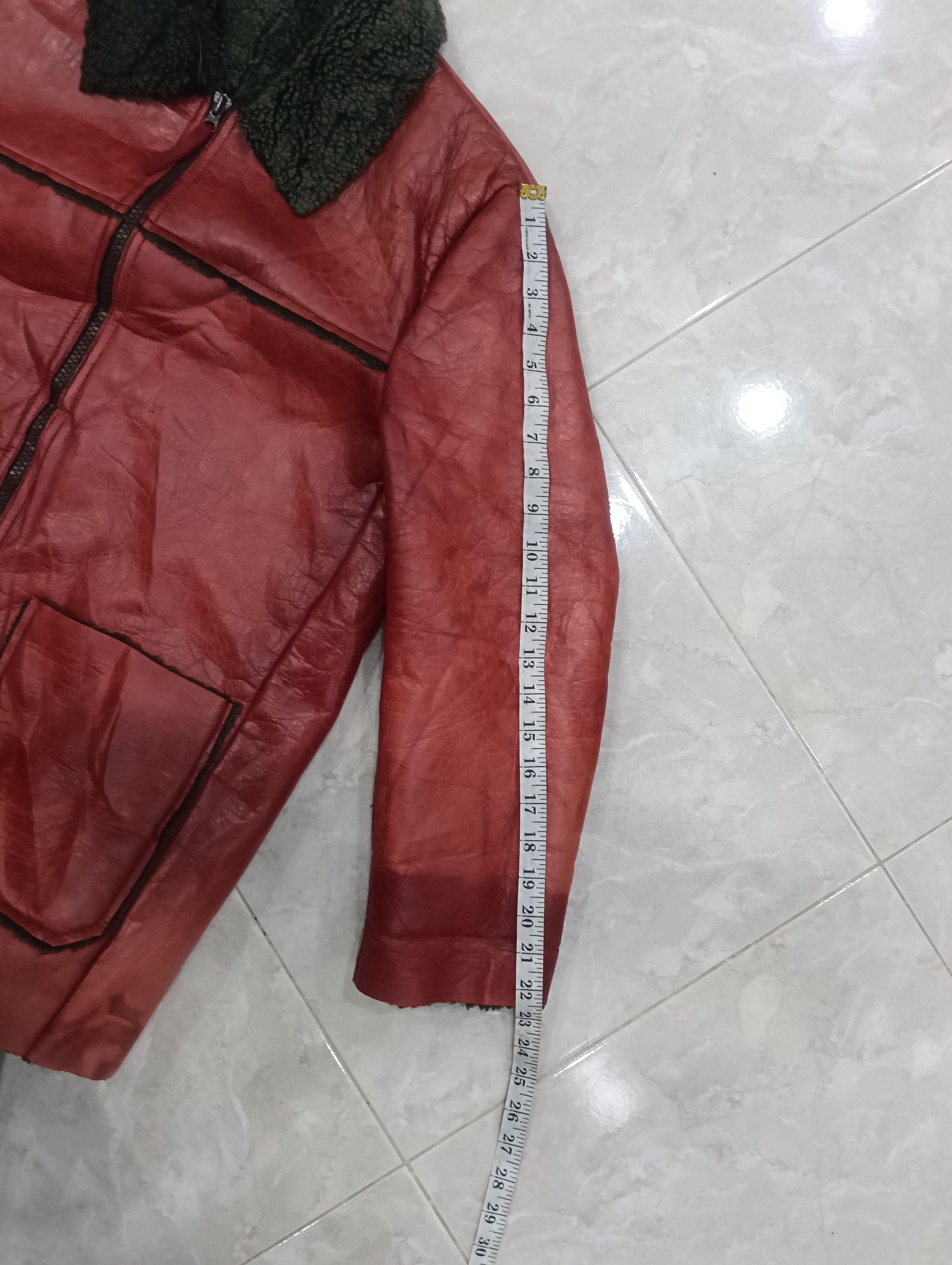 291295=Homme Great Shearling Leather Jacket By 291295=Homme Size US XL / EU 56 / 4 - 17 Thumbnail