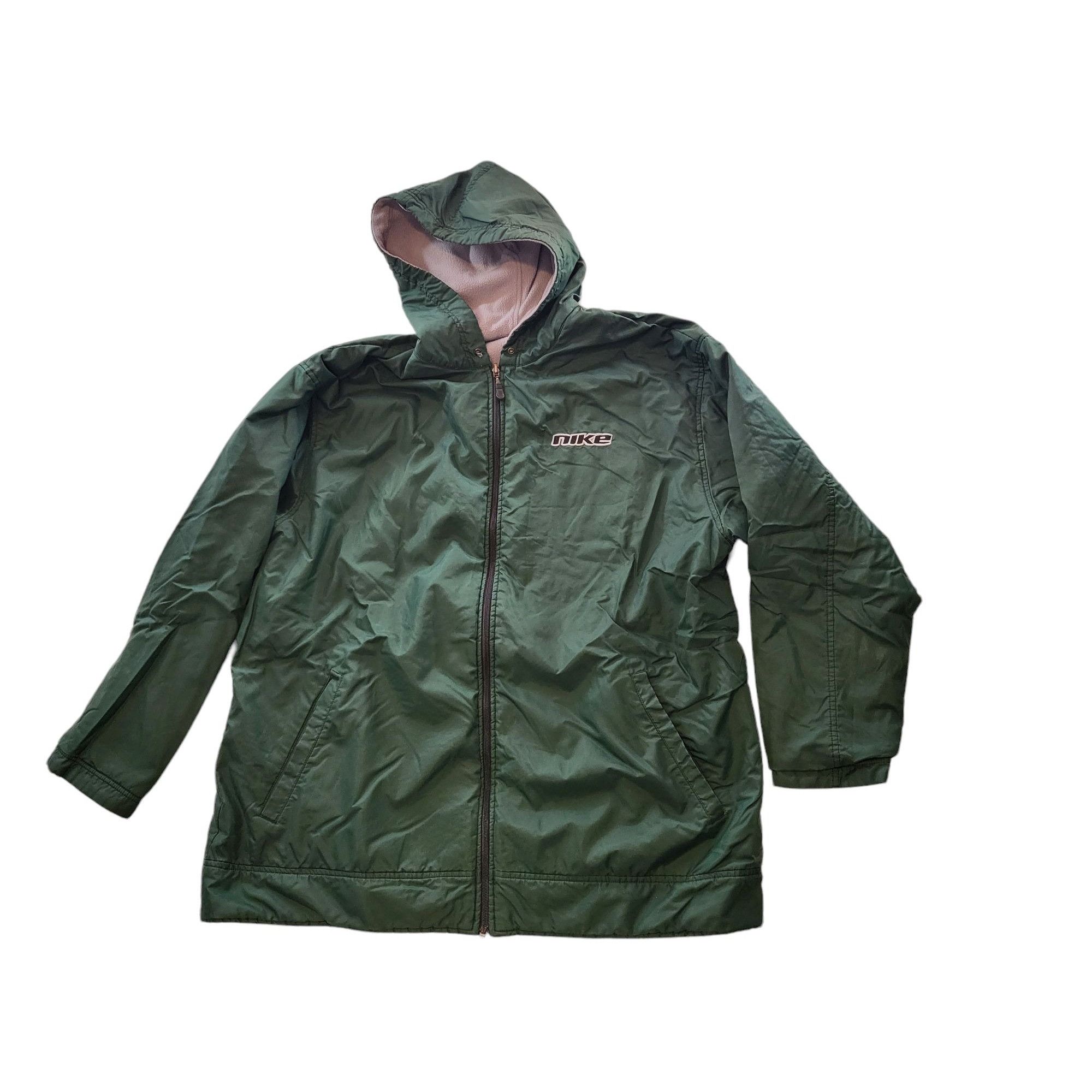 Nike Vintage Nike Reversible Hooded Stadium Coat Men Sz XL Full Z Size US XL / EU 56 / 4 - 1 Thumbnail
