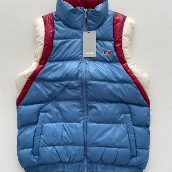 Asics Asics Tiger Quilted Down Vest Blue Medium Size US M / EU 48-50 / 2 - 1 Thumbnail