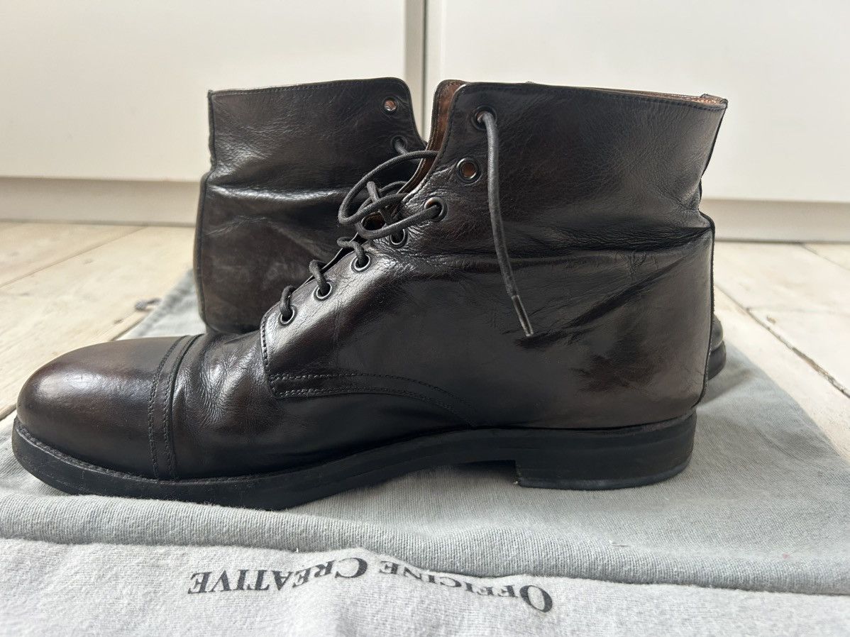 Officine Creative Officene Creative Black Leather Shoes Size US 10 / EU 43 - 3 Thumbnail