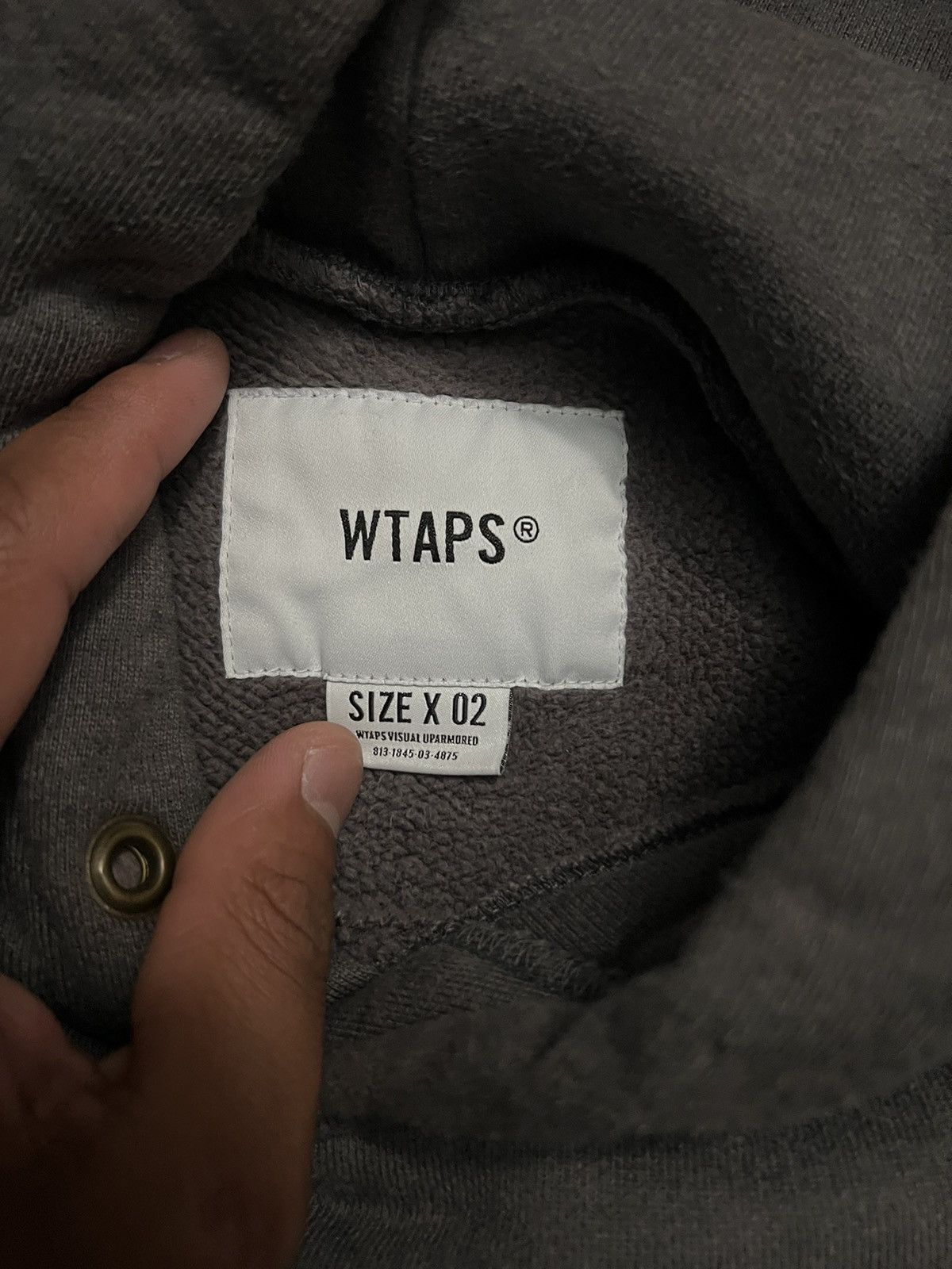 Wtaps WTAPS Concrete Environment Hoodie - grey Size US M / EU 48-50 / 2 - 8 Thumbnail