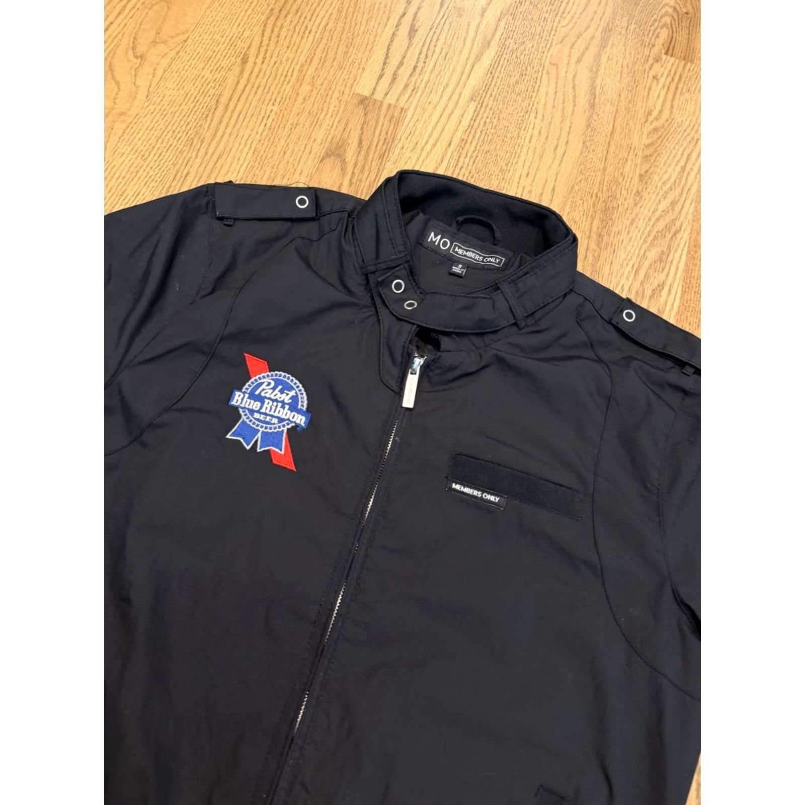 Members Only VINTAGE Members Only Bomber Jacket Men’s S Black PBR Logo Full Zip Short Stand-Up Collar Embroidered Casual Vintage Theme Size US S / EU 44-46 / 1 - 3 Thumbnail