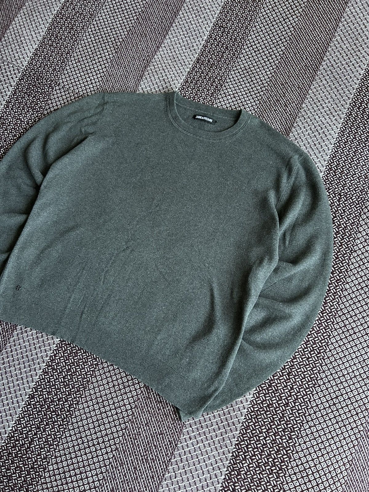 Zadig & Voltaire Zadig & Voltaire Kennedy CO Luxury Sweater Solid Style Sz L Size US L / EU 52-54 / 3 - 2 Thumbnail