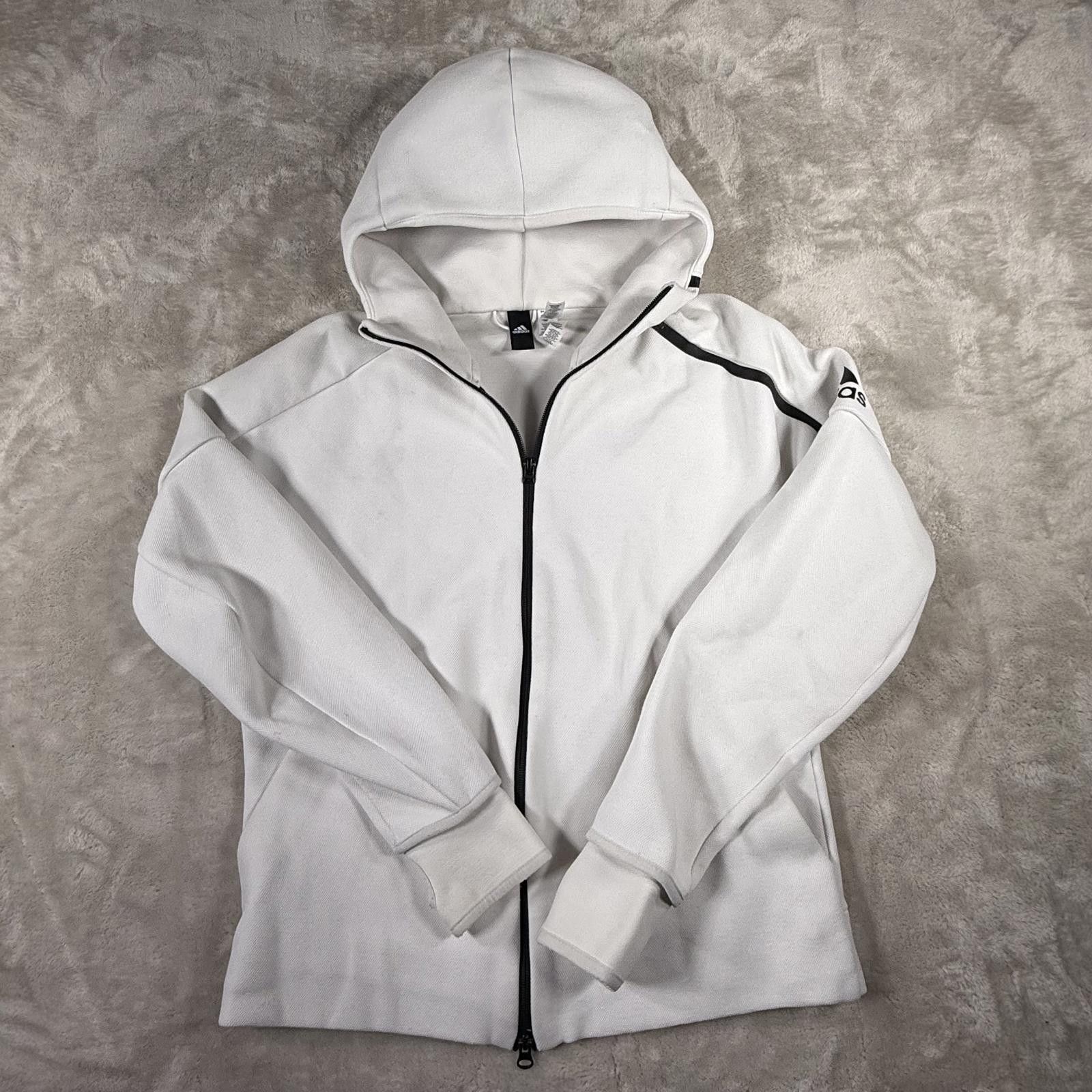 Adidas Adidas Sweater Women's M White Size ONE SIZE - 5 Thumbnail