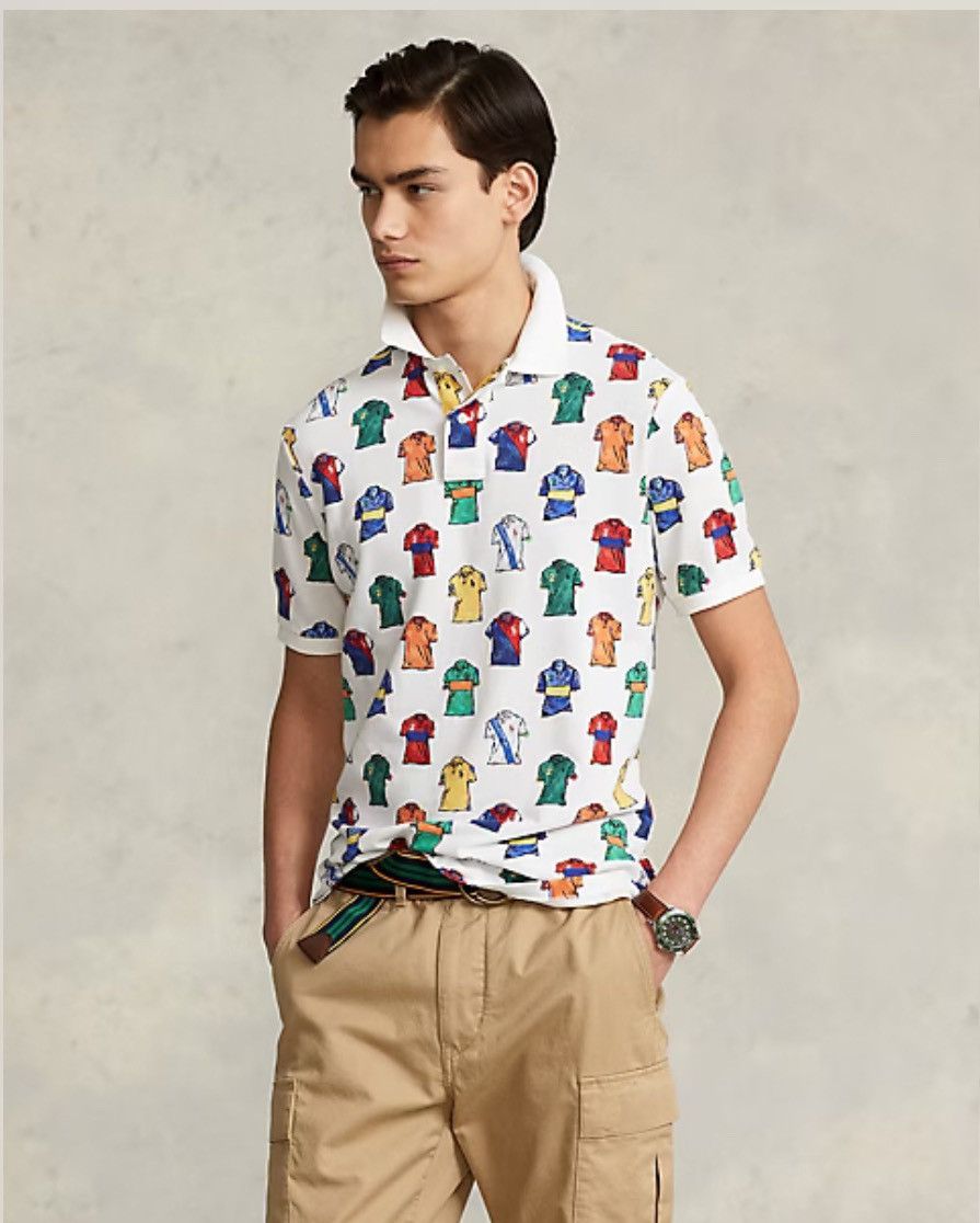 Polo Ralph Lauren Polo Ralph Lauren Shirt-Print Mesh Polo Size US M / EU 48-50 / 2 - 4 Thumbnail