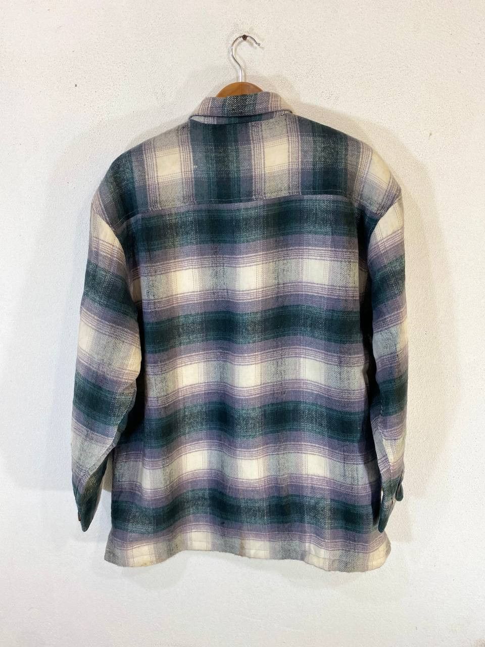 Flannel outdoor wear flannel shadow plaid jacket fleece lining Size US XL / EU 56 / 4 - 5 Thumbnail
