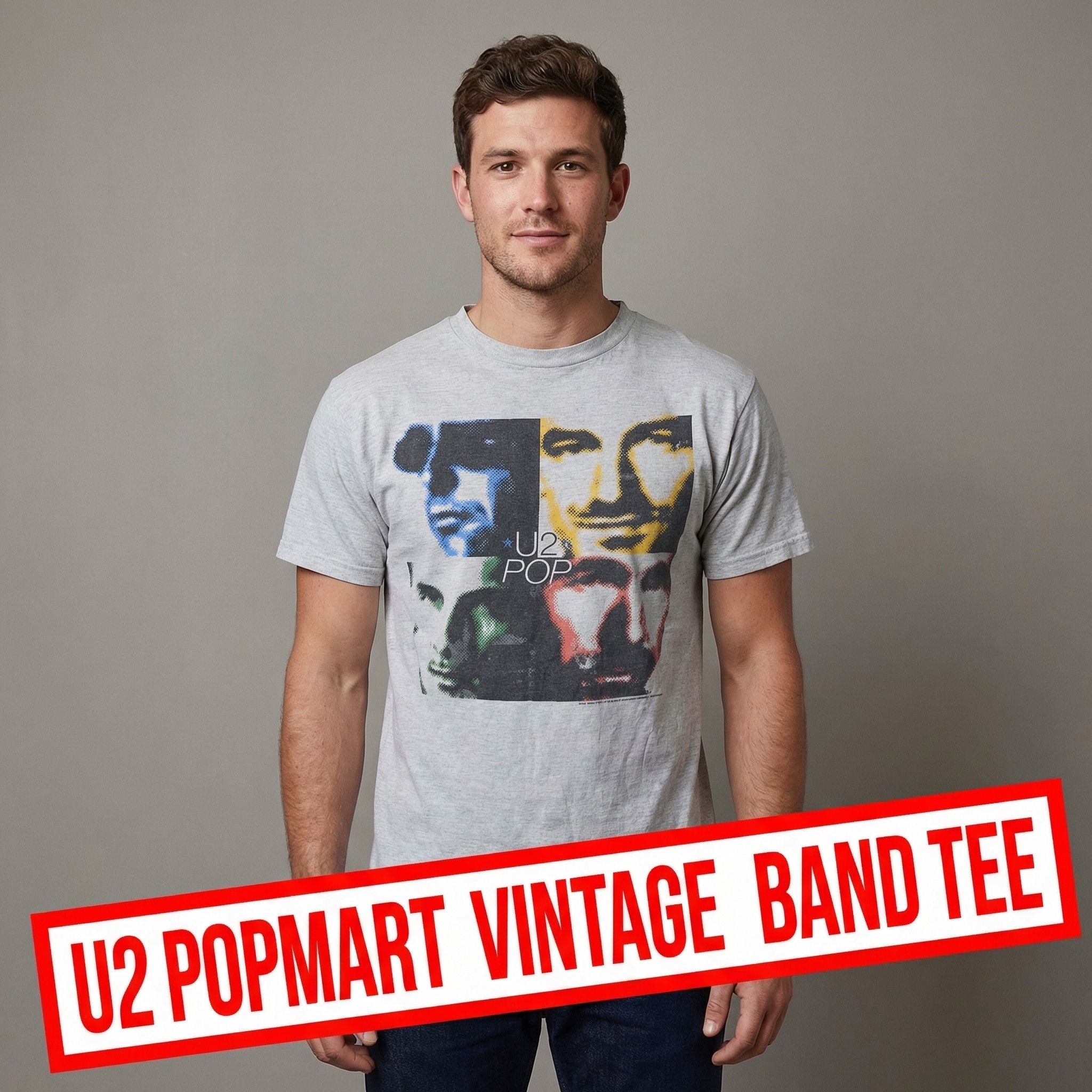 Other u2 popmart tour 97 vintage t-shirt – size m Size US M / EU 48-50 / 2 - 1 Thumbnail