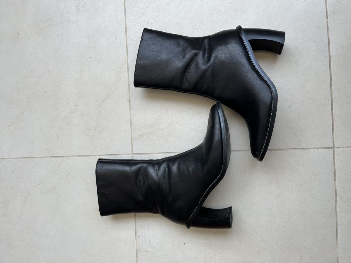 Vintage Vintage High Heel Leather Boots Size US 9.5 / IT 39.5 - 4 Thumbnail