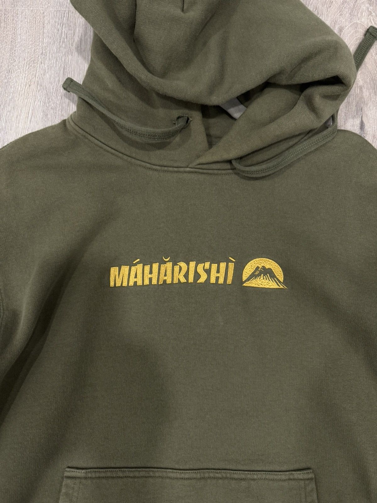 Maharishi Maharishi Gold Tailor Hooded Sweat Rare Embroidered Olive Size US M / EU 48-50 / 2 - 2 Thumbnail