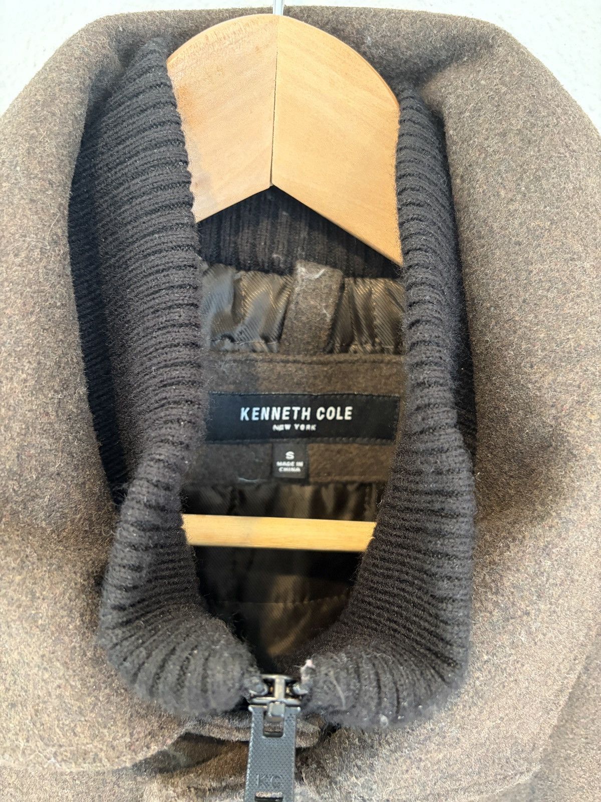 Kenneth Cole Kenneth Cole Stand Collar Zip Bib Car Coat Size US S / EU 44-46 / 1 - 3 Thumbnail
