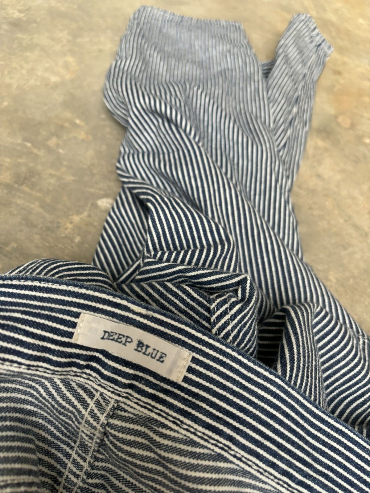 Other japanese Brand Deep Blue Stripe Pants Size US 29 - 7 Thumbnail