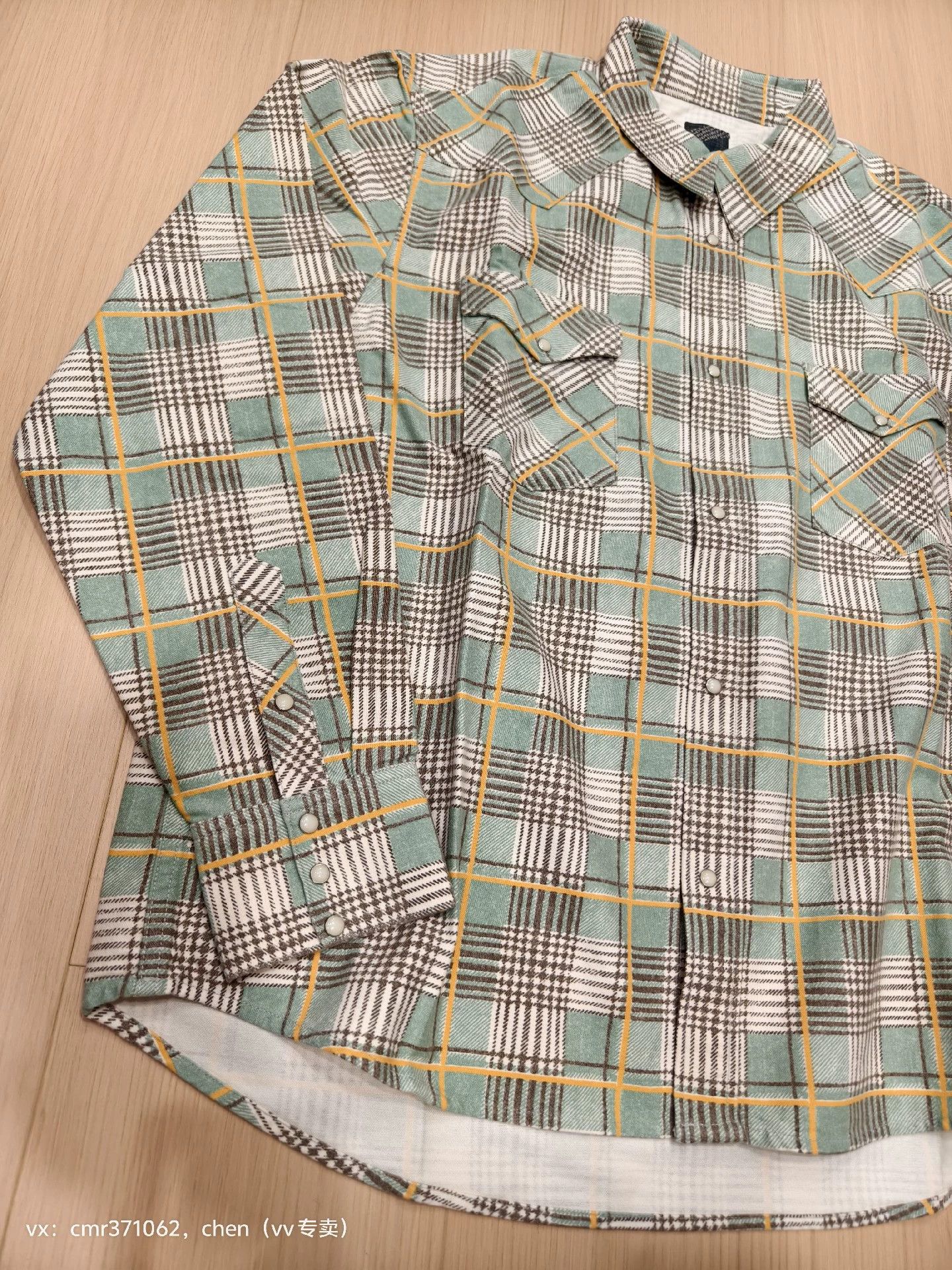 Visvim visvim 24 ICT 4-Corner Check L/S Flannel Lt Green3 Size US L / EU 52-54 / 3 - 4 Thumbnail