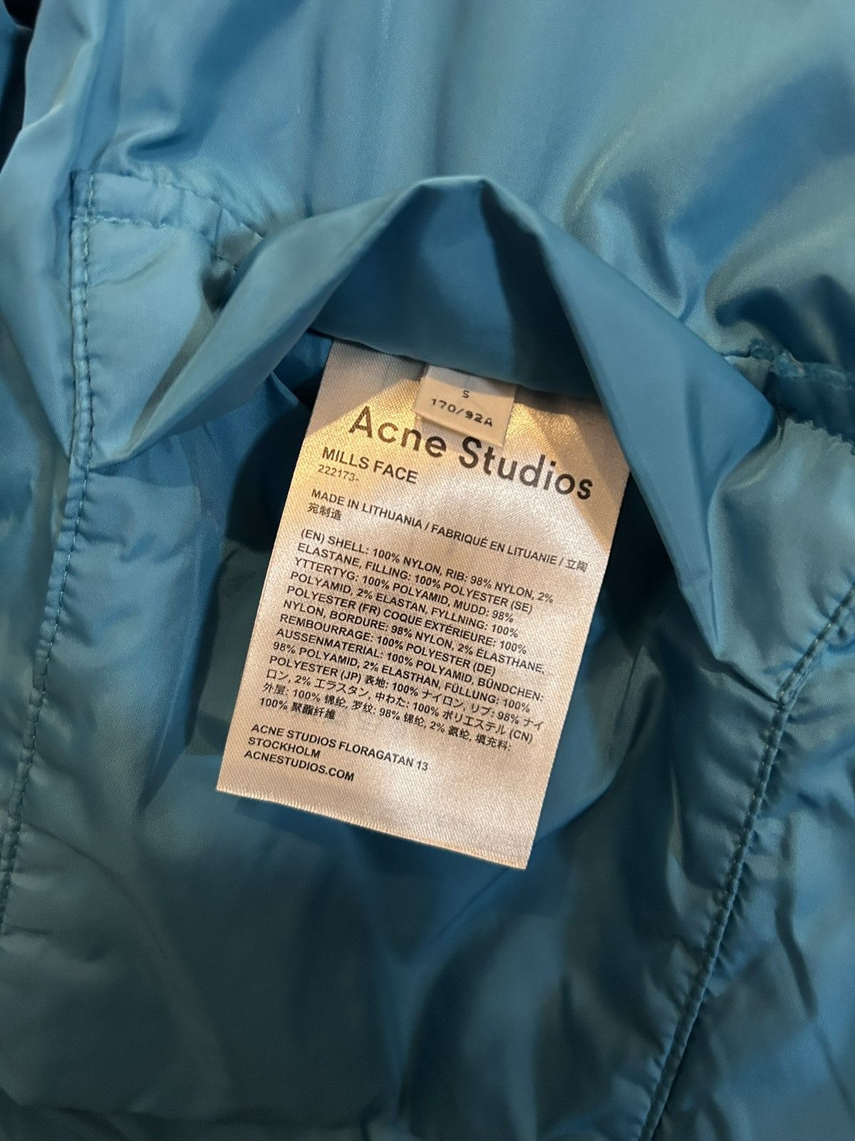 Acne Studios Acne Studios Mill Face jacket Size US S / EU 44-46 / 1 - 2 Thumbnail