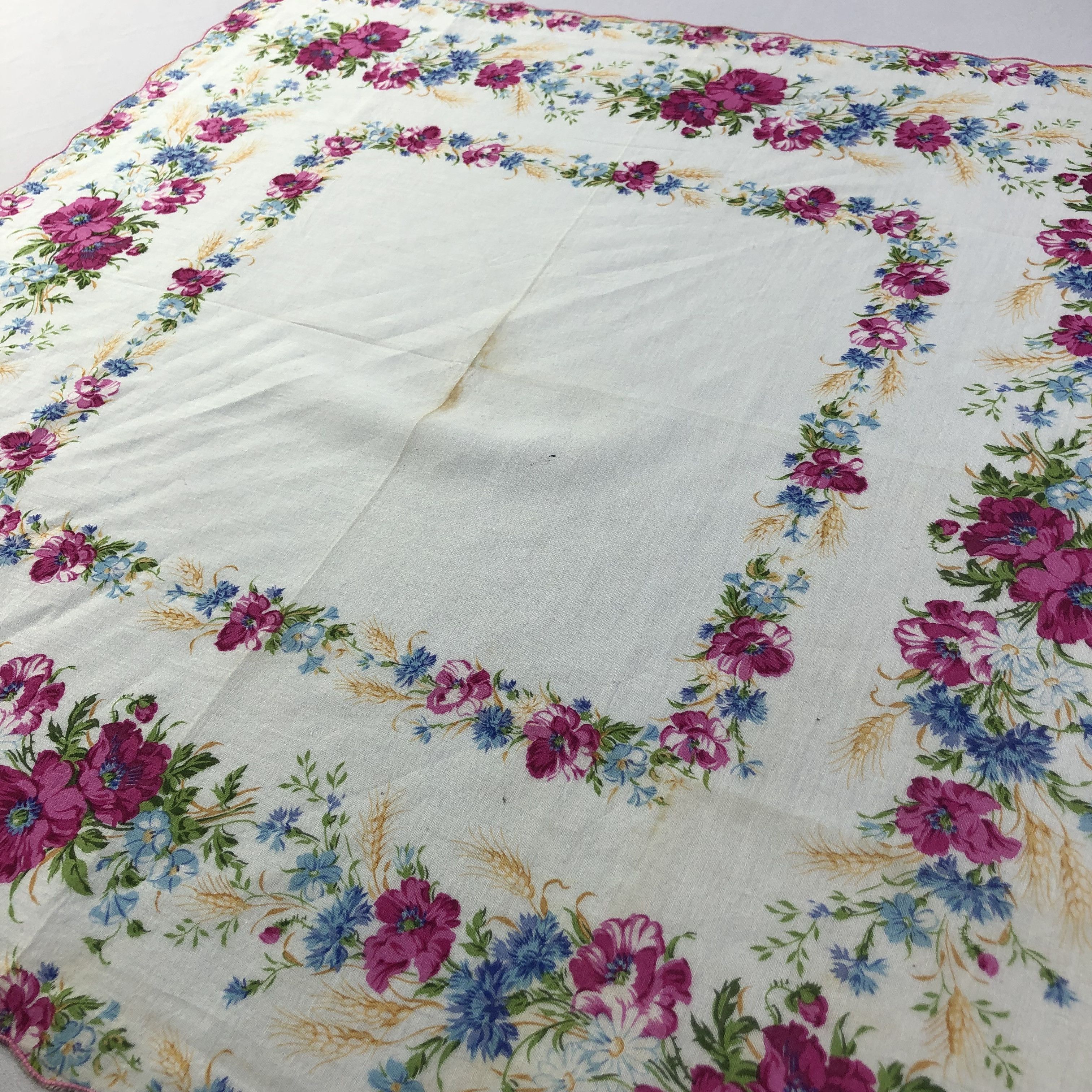 Kenzo Kenzo Floral Handkerchief Neckerchief Bandana H1519 Size ONE SIZE - 3 Thumbnail
