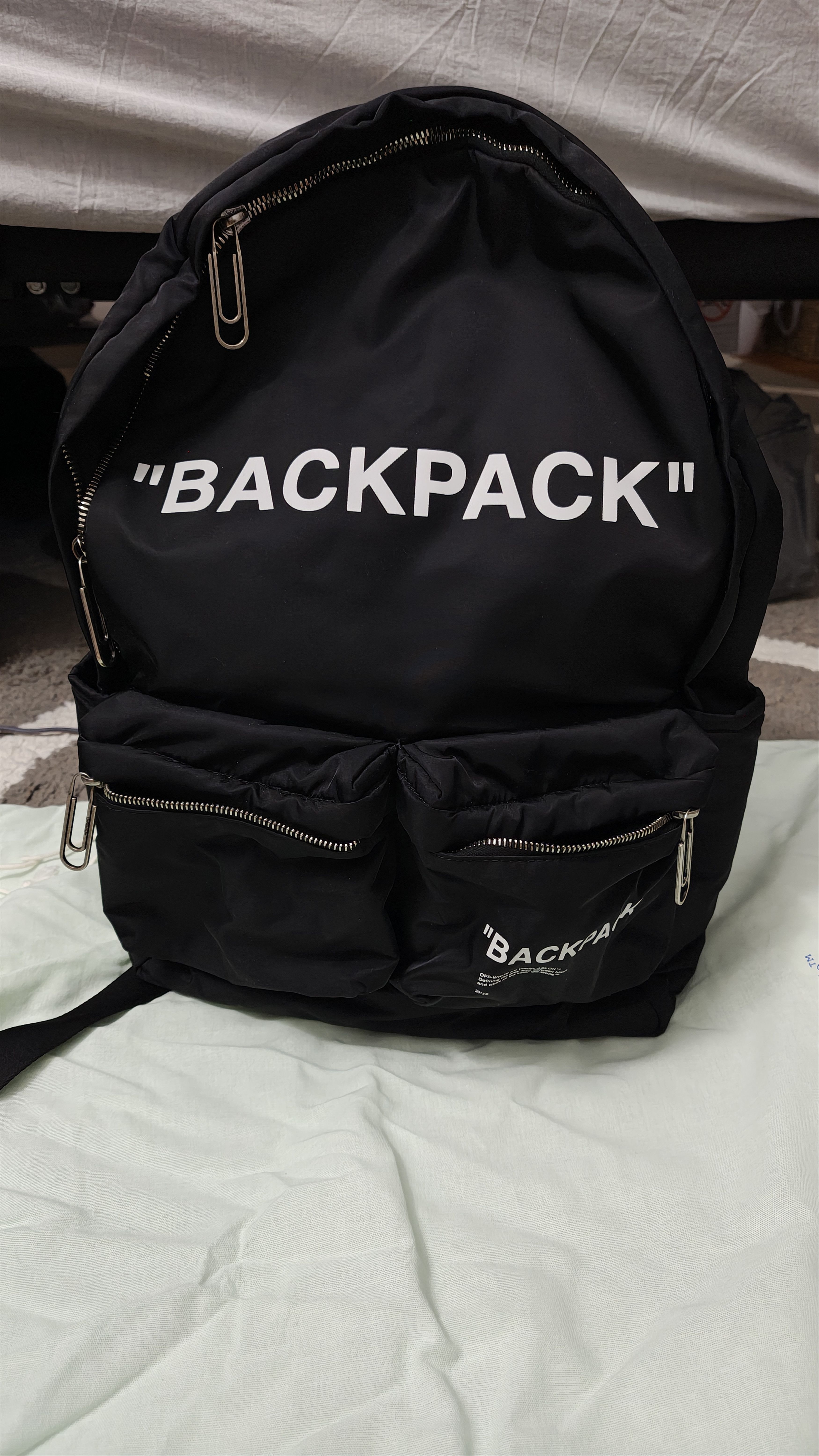 Off-White Off white Quote Backpack Size ONE SIZE - 2 Thumbnail