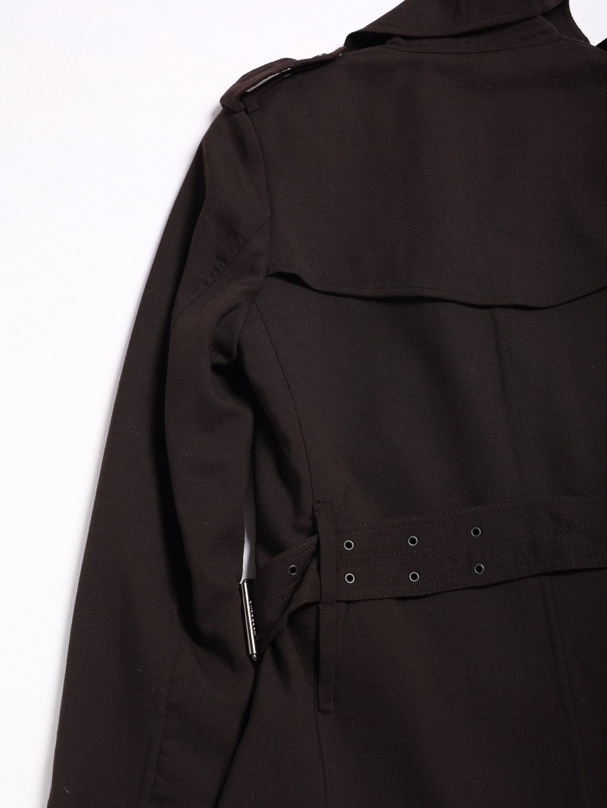 Burberry Burberry London Wool Elastane Light Trench Coat Vintage Size S / US 4 / IT 40 - 15 Thumbnail