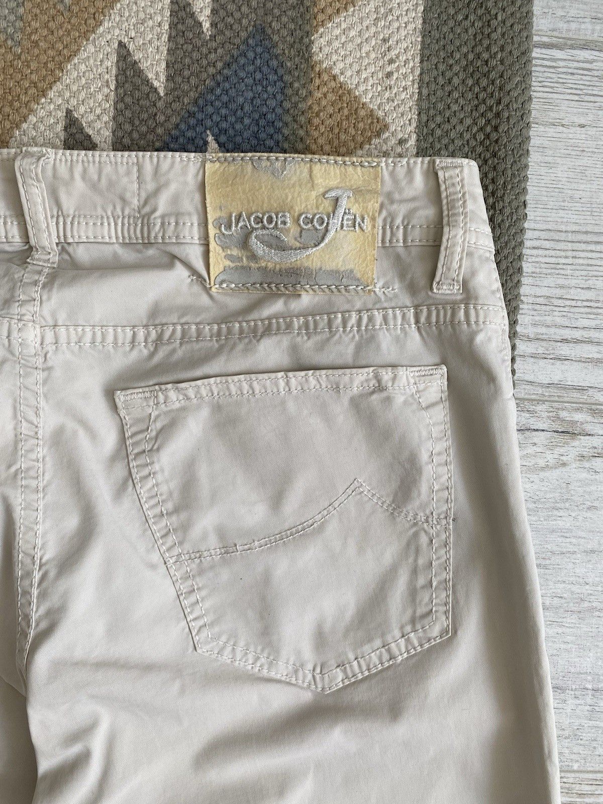 Jacob Cohen Jacob Cohen Cotton Beige Casual Chino Pants Size US 34 / EU 50 - 11 Thumbnail