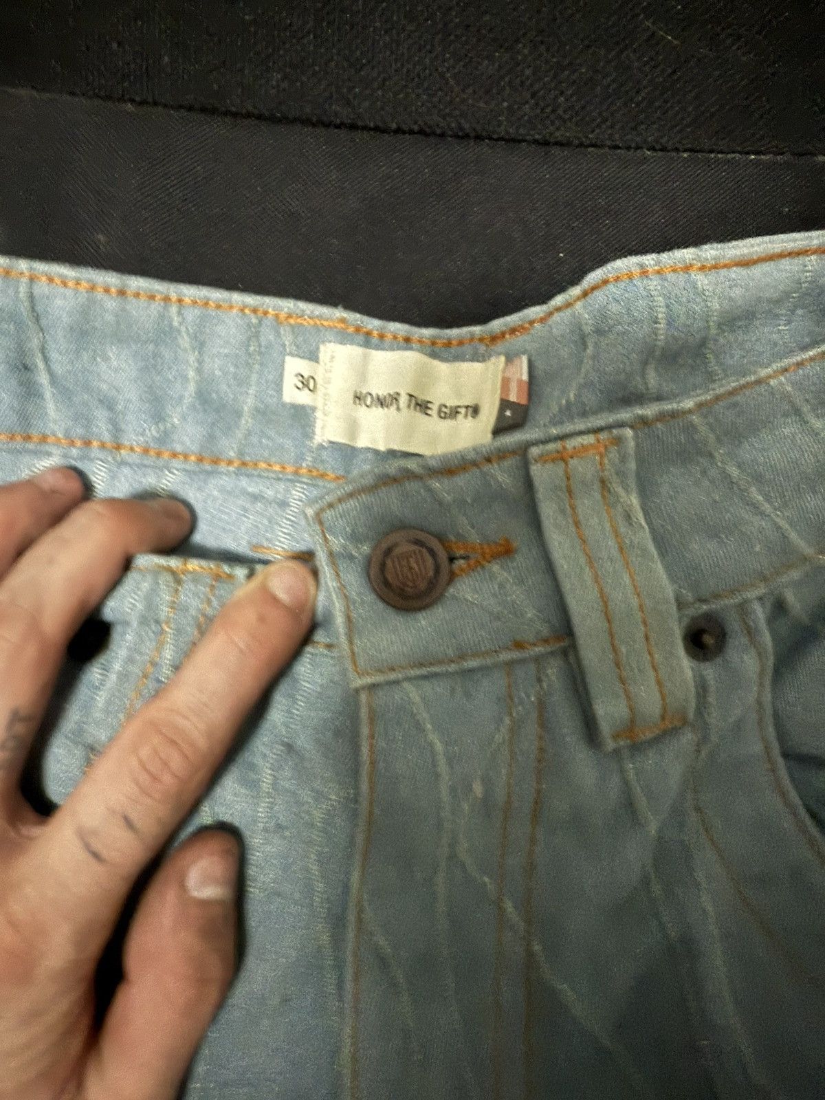 Honor the Gift Honor The Gift Light Wash Wide Leg Denim Jeans Size 30 Size US 30 / EU 46 - 2 Thumbnail
