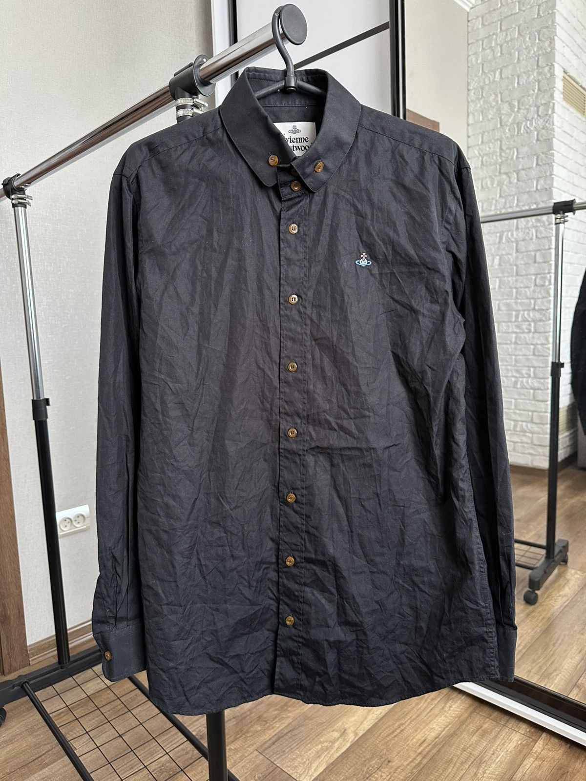 Vivienne Westwood Vivienne Westwood Shirt Button Up Long Sleeve Size US M / EU 48-50 / 2 - 1 Thumbnail