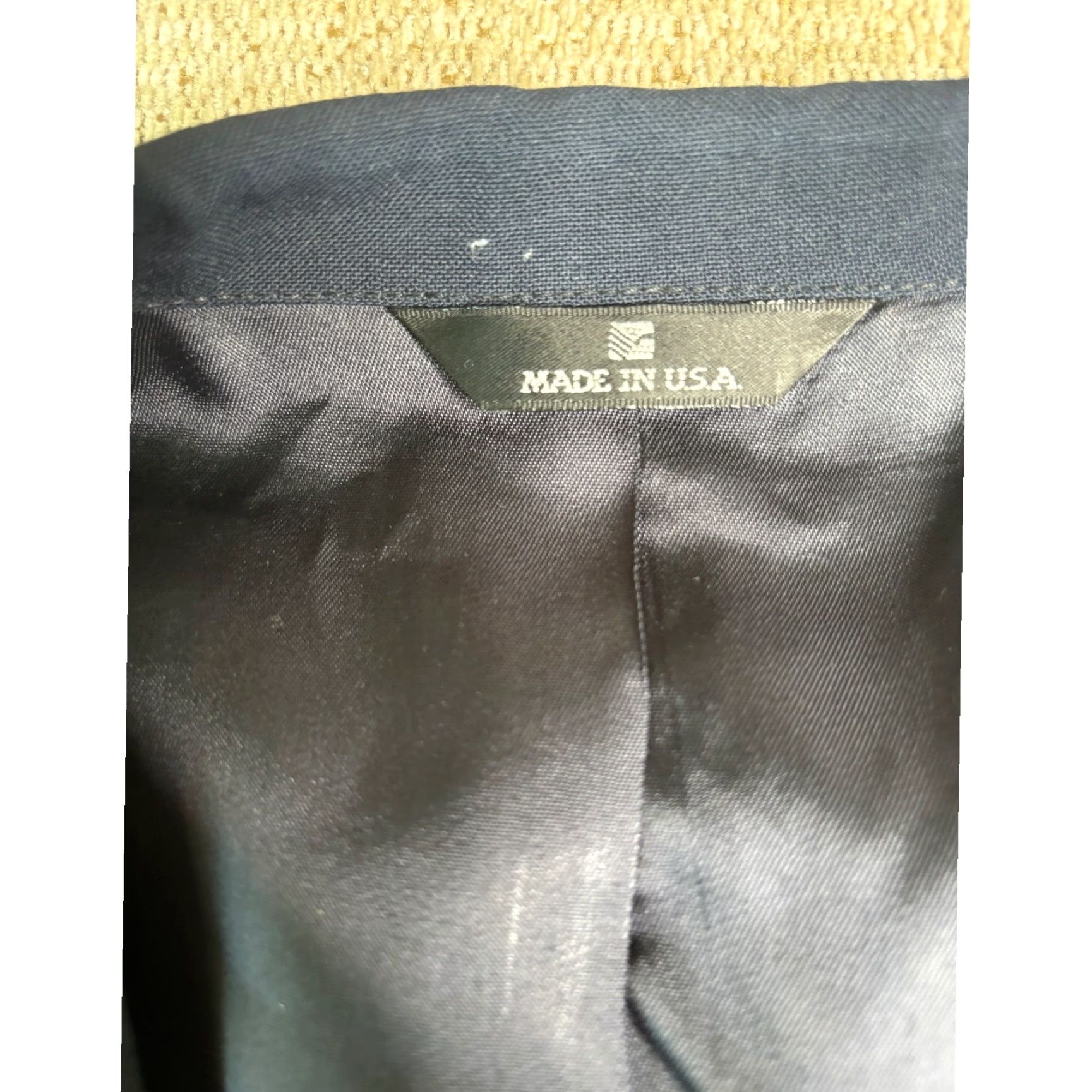 Ralph Lauren VINTAGE Ralph Lauren Polo University Club Blazer Navy Blue Gold Buttons Blazer Made in USA 44R Men’s Blazer Size US XXL / EU 58 / 5 - 3 Thumbnail