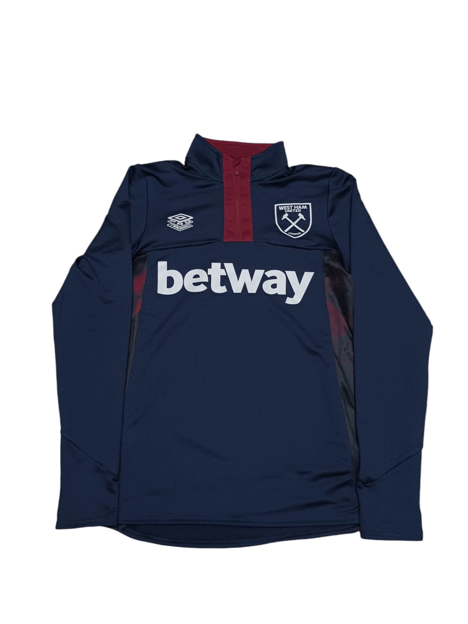 Umbro WEST HAM UMBRO PRO TRAINING THERMO ZIP SWEATSHIRT Size US S / EU 44-46 / 1 - 1 Thumbnail