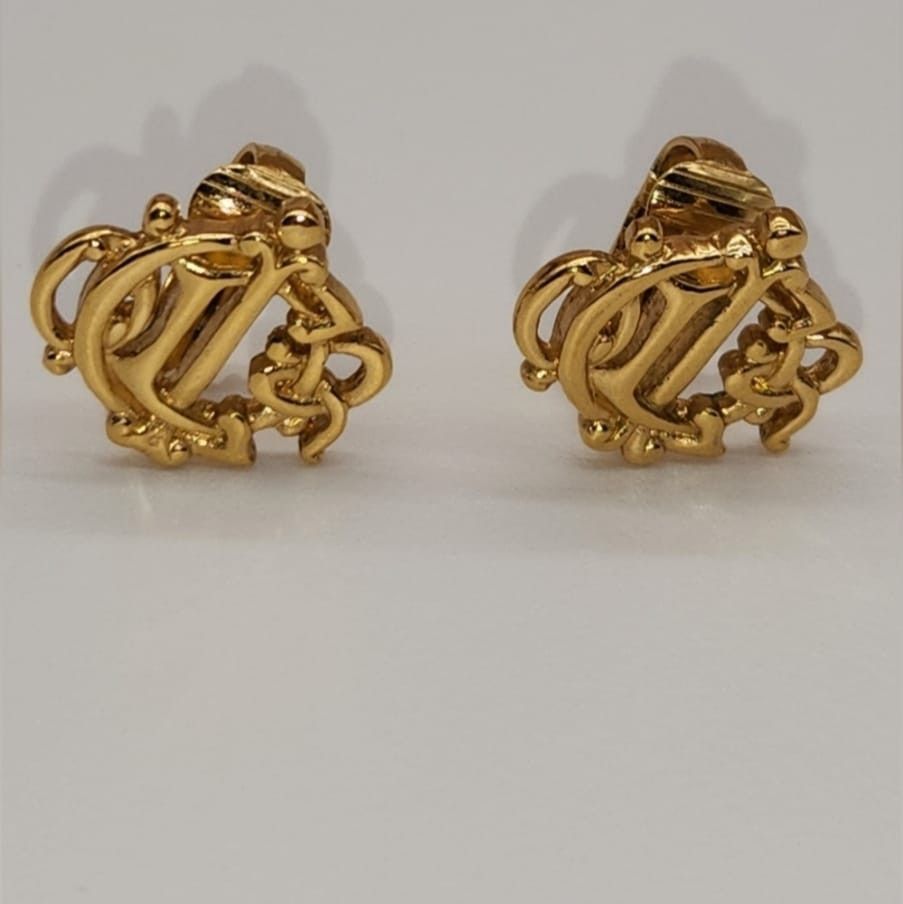 Dior Christian Dior 2000s Logo clip-on earrings Size ONE SIZE - 1 Thumbnail