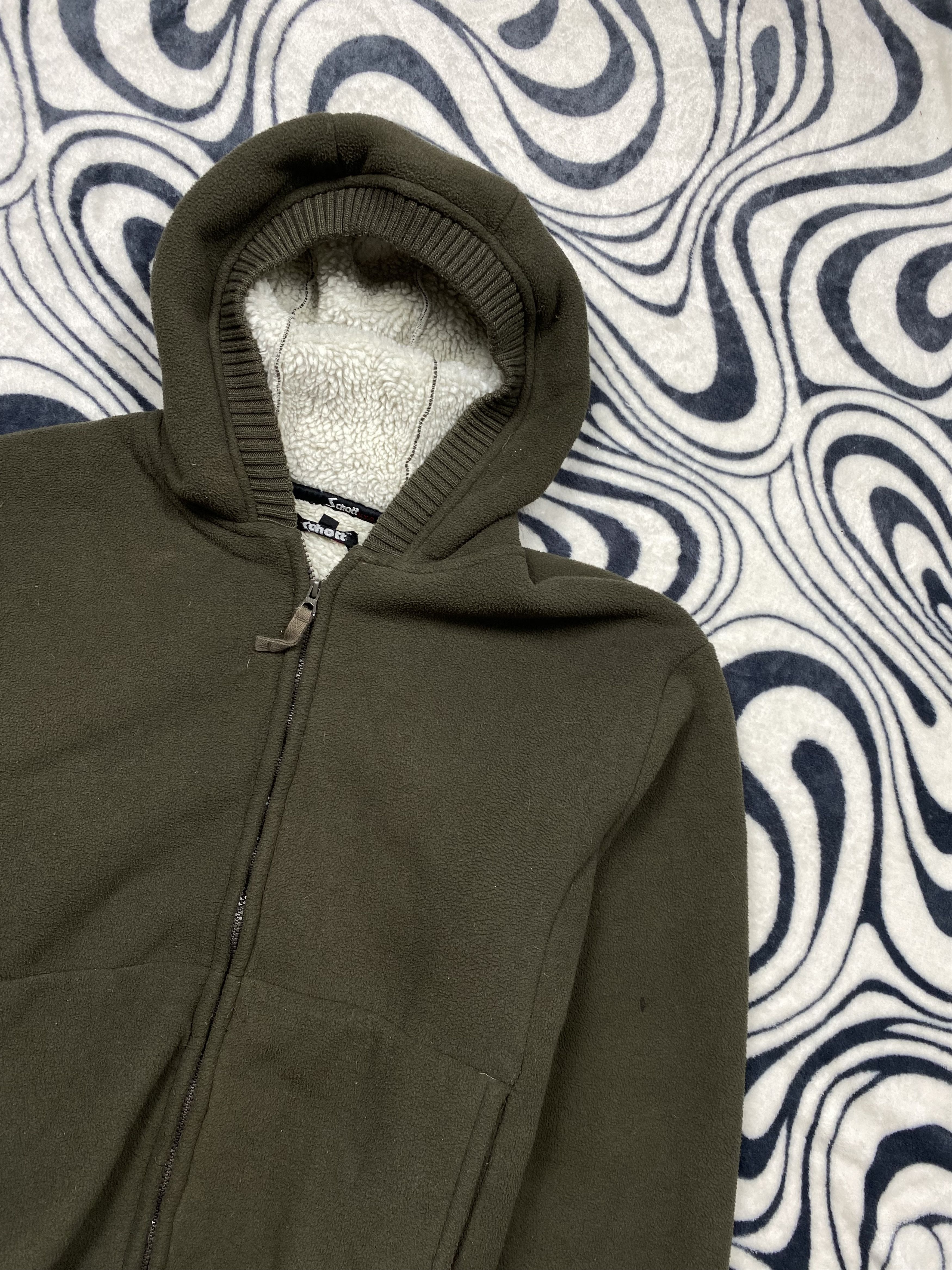 Schott Schott Vintage Mens Teddy Fleece Sherpa Jacket Y2K Size US L / EU 52-54 / 3 - 4 Thumbnail