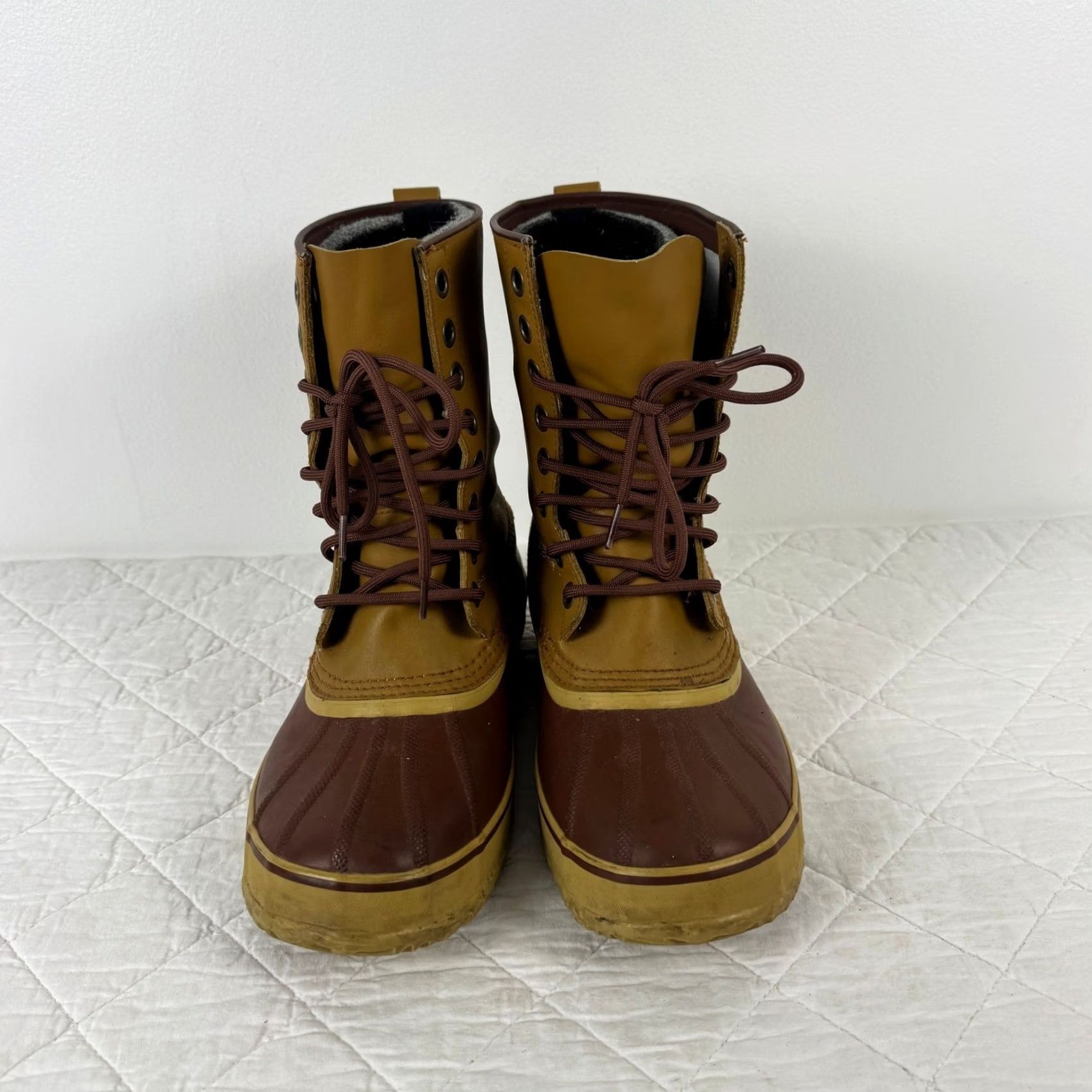 SOREL Sorel 1964 Premium Mens Waterproof Winter Snow Duck Boots Curry 10 NM1330-705 Size US 9 / EU 42 - 3 Thumbnail