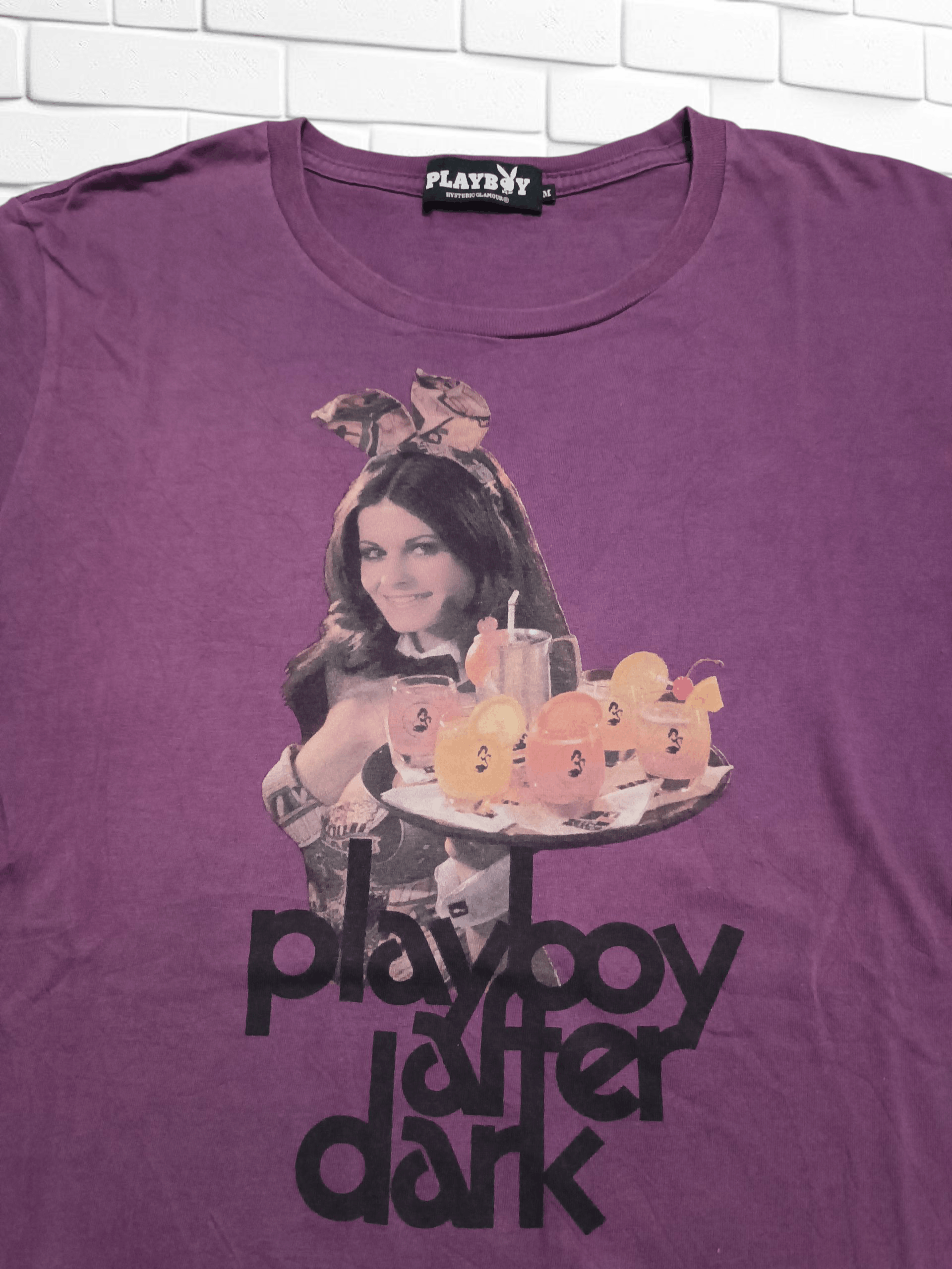 Hysteric Glamour Hysteric Glamour "Playboy After Dark" T-shirt Size US M / EU 48-50 / 2 - 2 Thumbnail