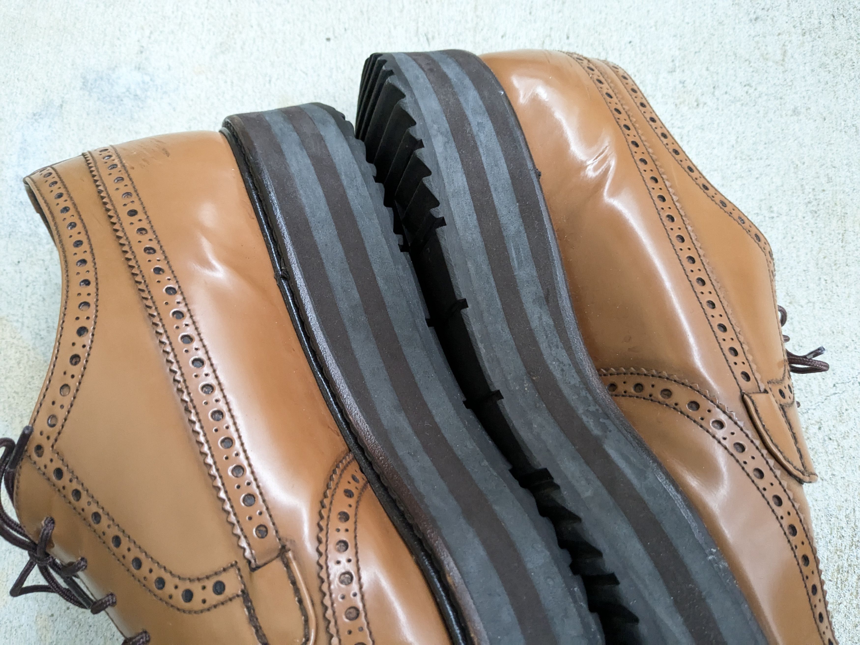 Prada Prada Brogues Brown Leather 9 Platform Size US 9 / EU 42 - 8 Thumbnail