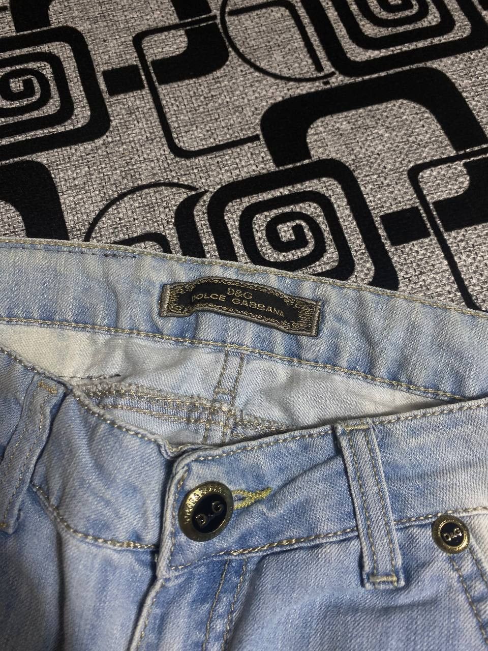 Japanese Brand Crazy Crash Dirty Baggy Faded Jean Japan Avant Garde Style Size US 28 / EU 44 - 17 Thumbnail