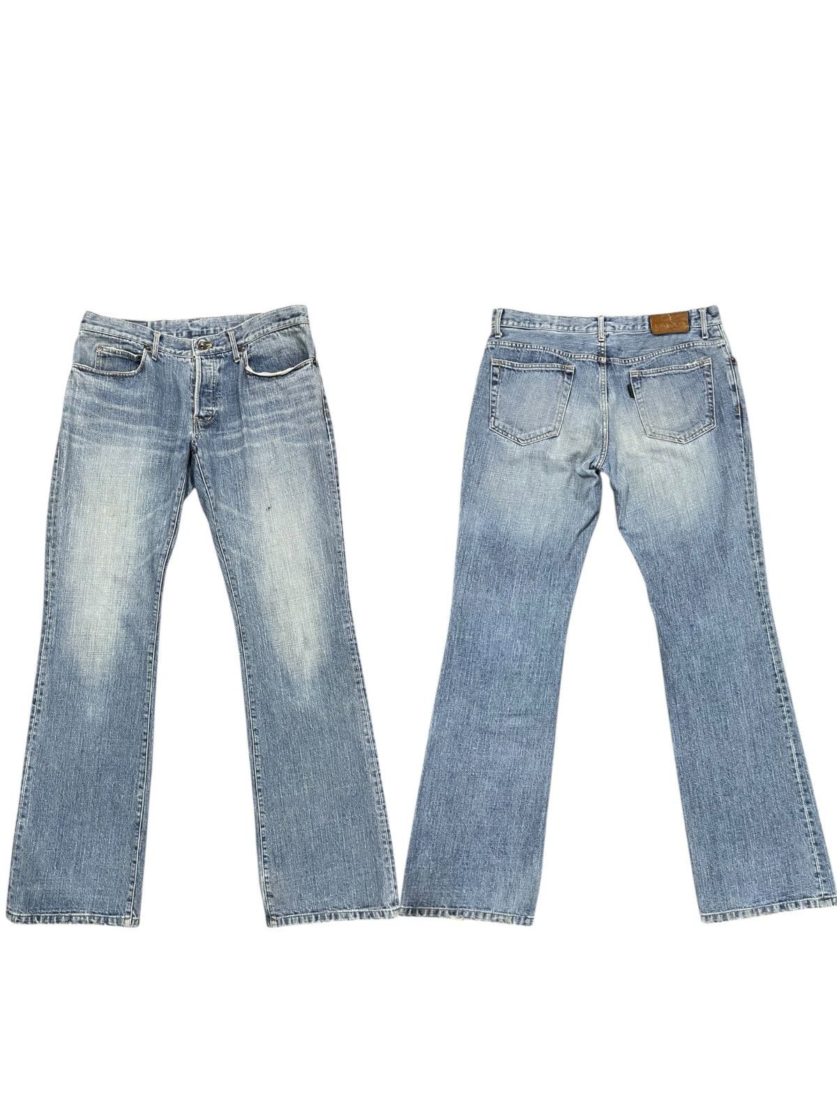 Issey Miyake Issey Miyake Tete Homme Flared Jeans Size US 34 / EU 50 - 13 Thumbnail