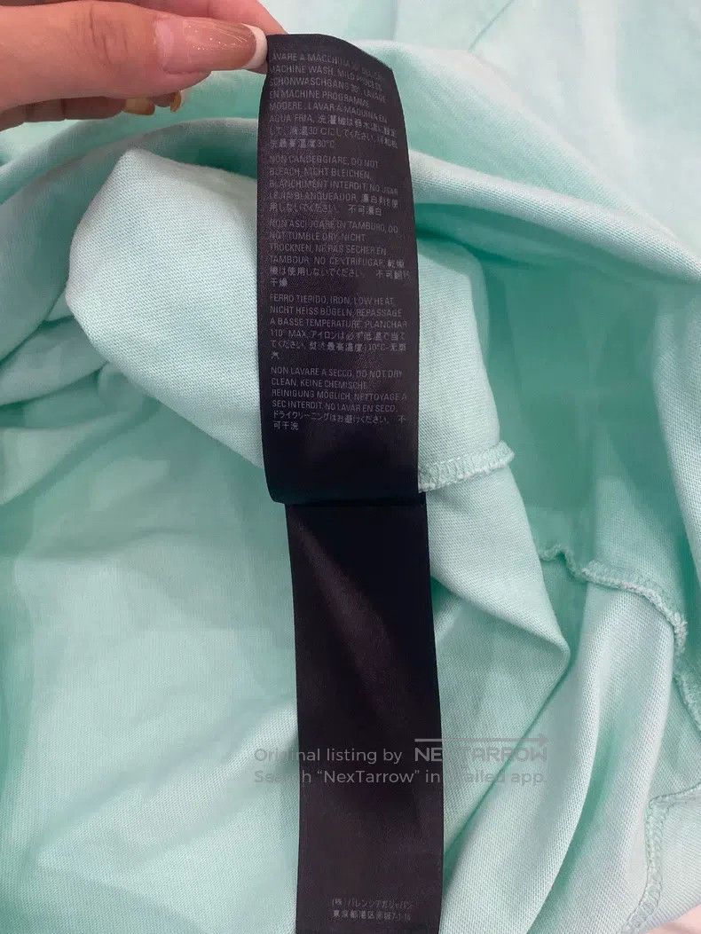 Balenciaga Balenciaga Mint Green Short Sleeve T-Shirt with Front and Size US S / EU 44-46 / 1 - 5 Thumbnail