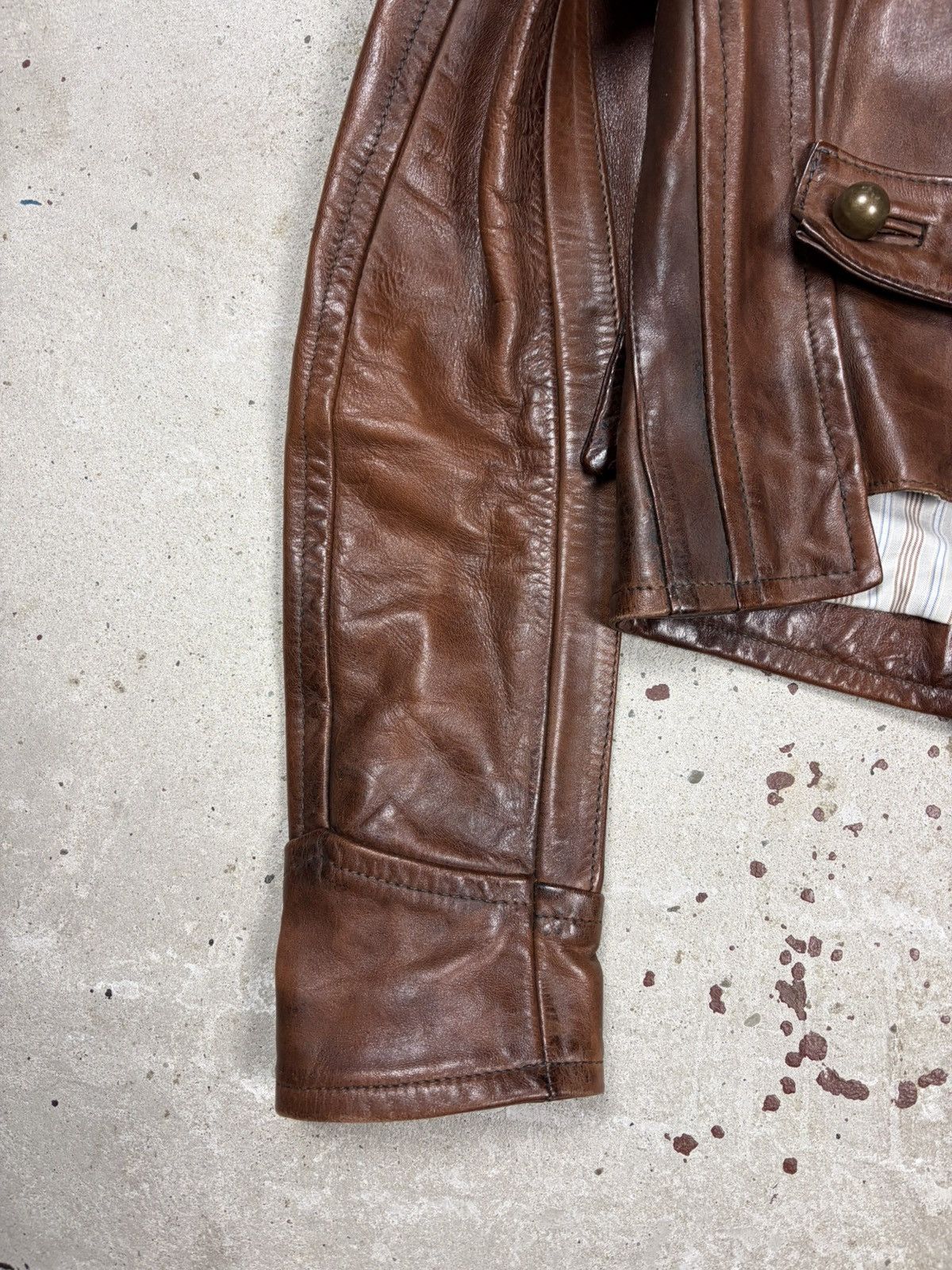 Dsquared2 DSquared2 Sienna Leather Military Jacket Civil Rare Size S / US 4 / IT 40 - 13 Thumbnail