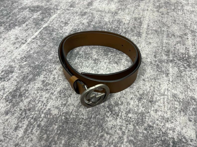 Gucci Gucci Size 90 Double G make old buckle head belt 2503-Next Size ONE SIZE - 1 Thumbnail