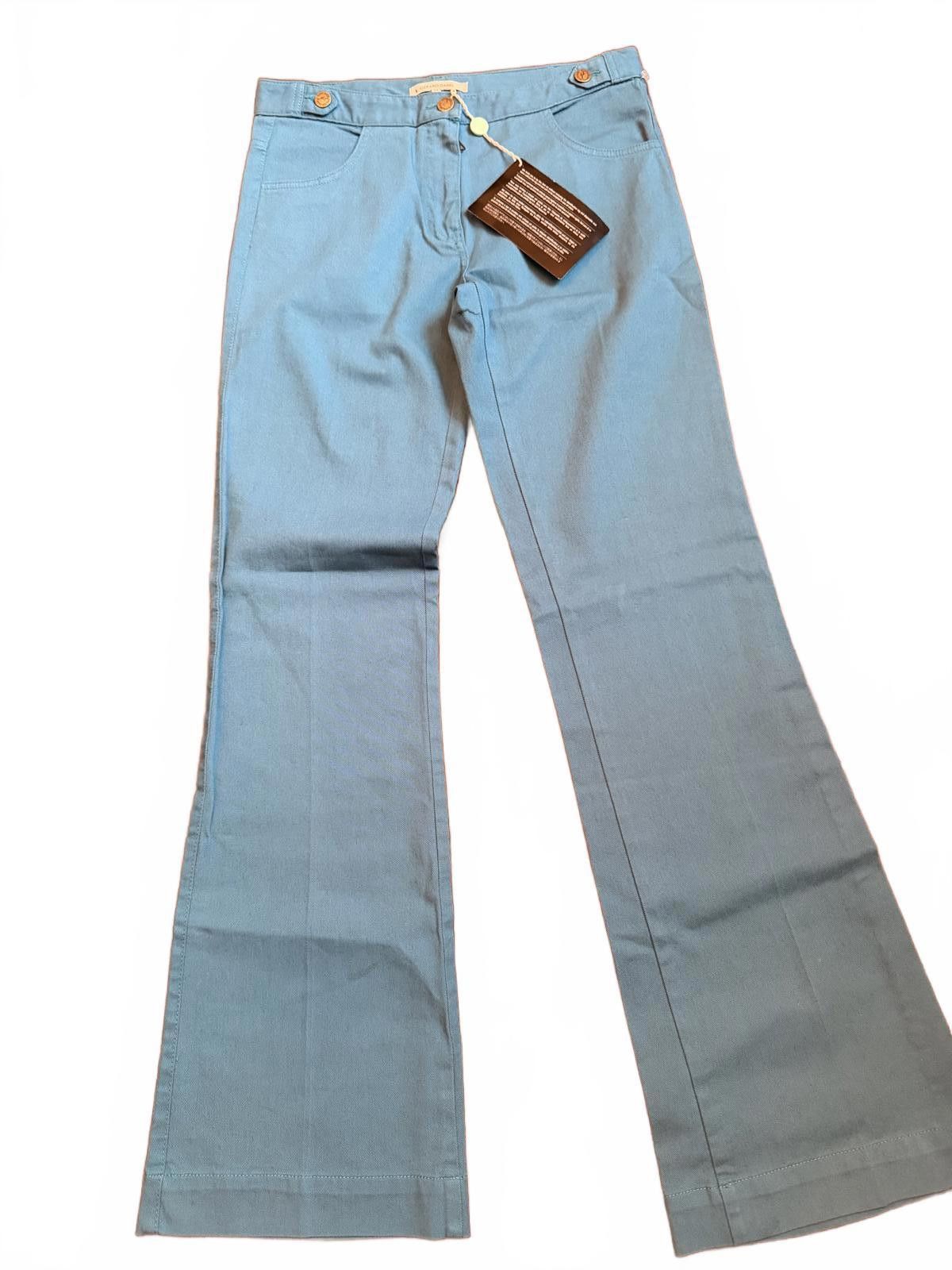 Other Gerard Darel Women's Light Blue Flared Pants Size 38 Size 28" / US 6 / IT 42 - 1 Thumbnail